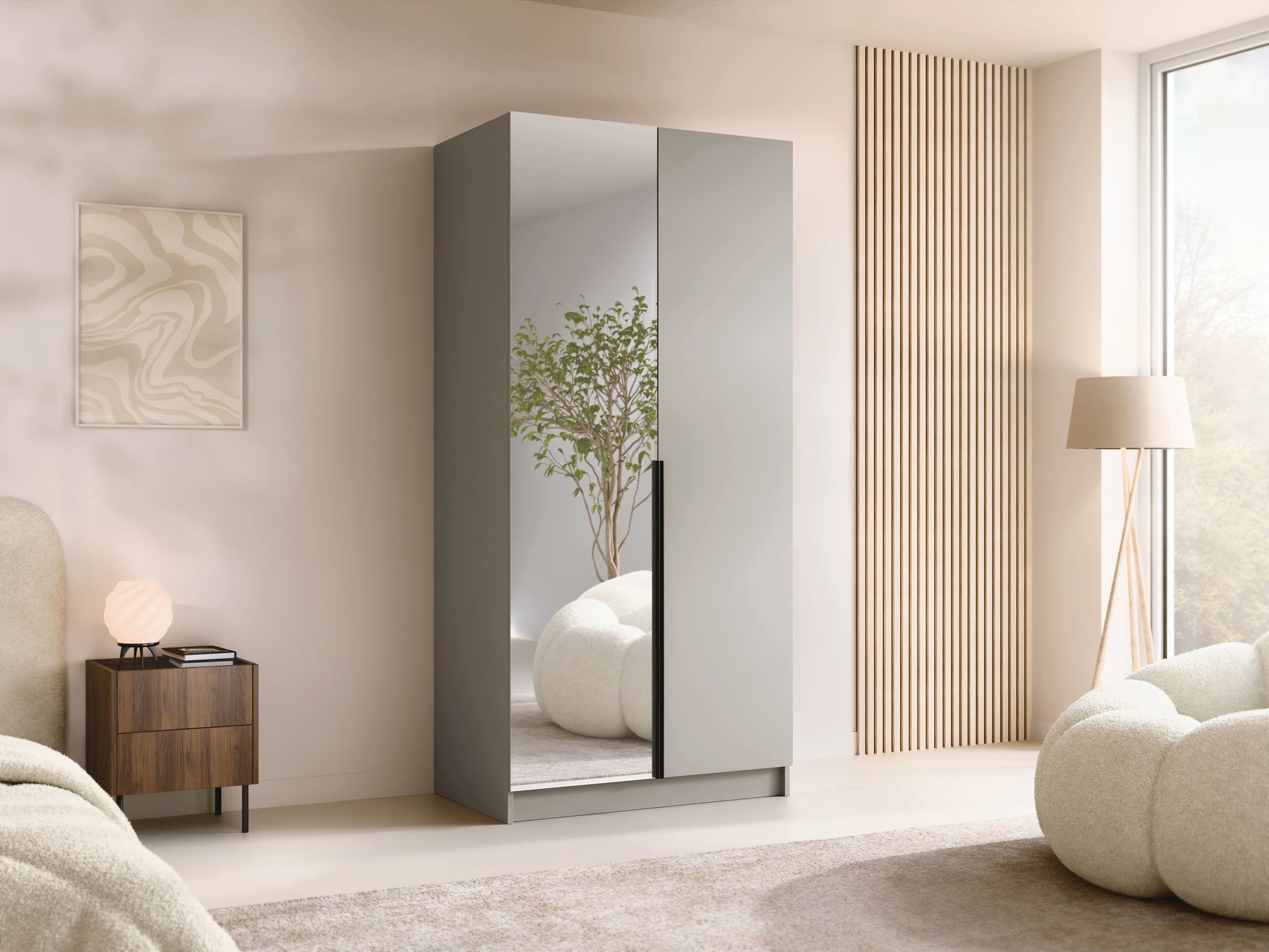 Roupeiro Closico 194 (Caxemira + Preto)