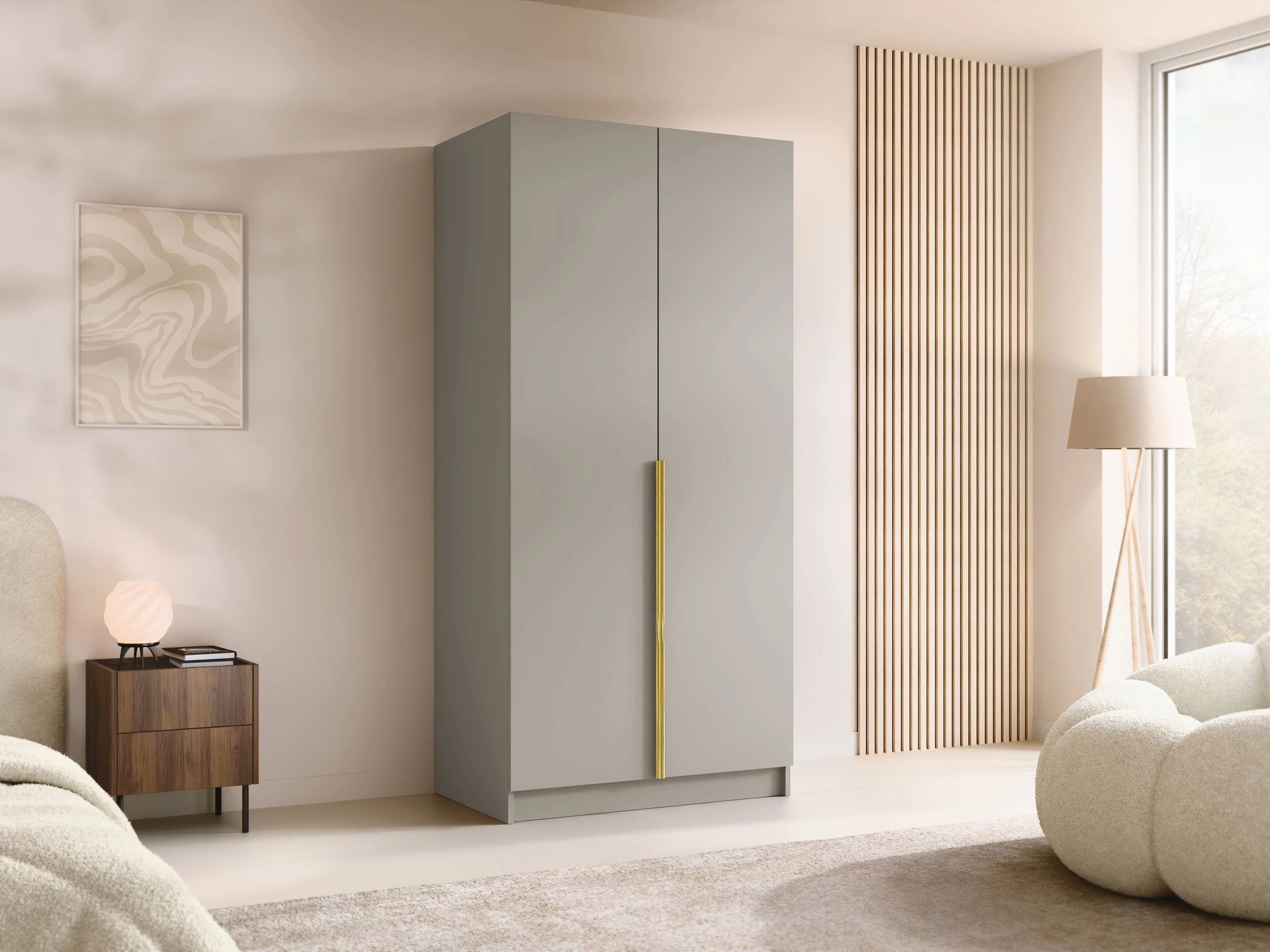 Roupeiro Closico 195 (Caxemira + Dourado)