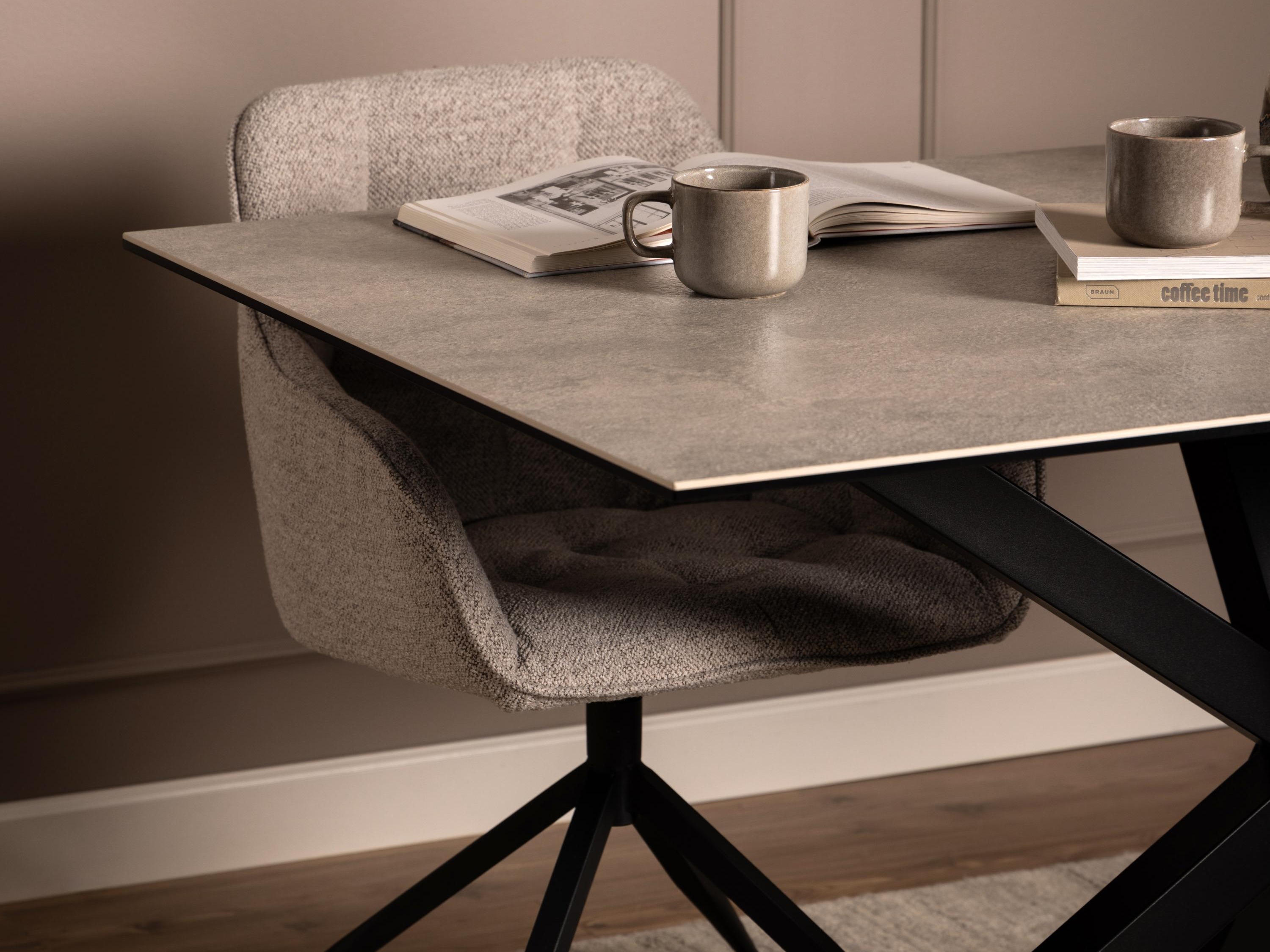 Mesa Norsica 446 (Cinzento + Preto)