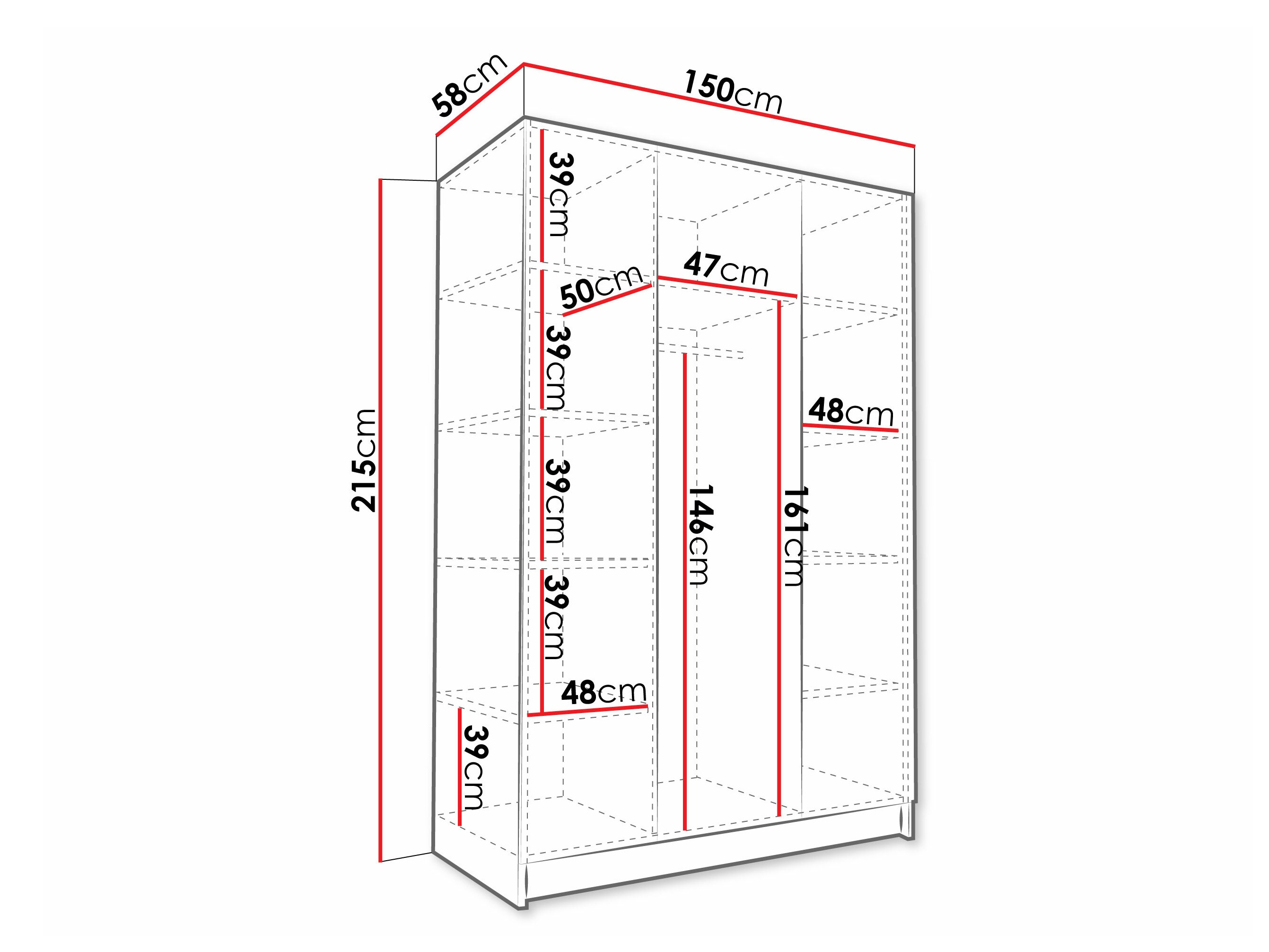 Roupeiro Closico 197 (Caxemira + Dourado)