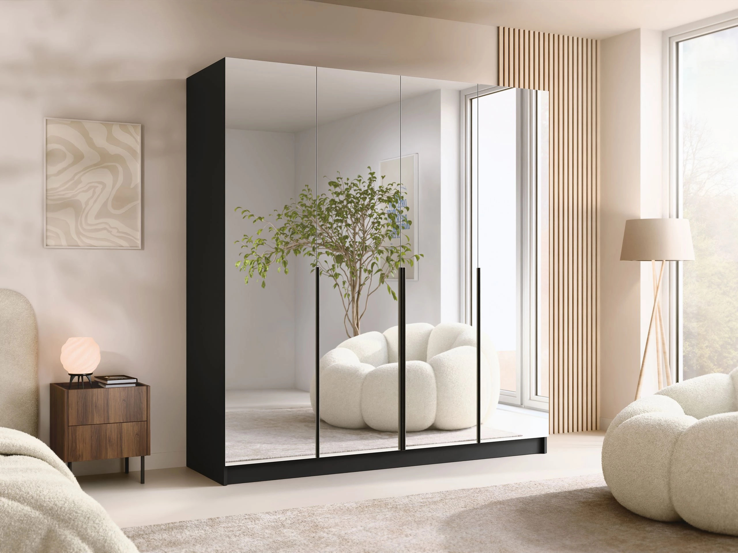 Roupeiro Closico Navor III (Preto)