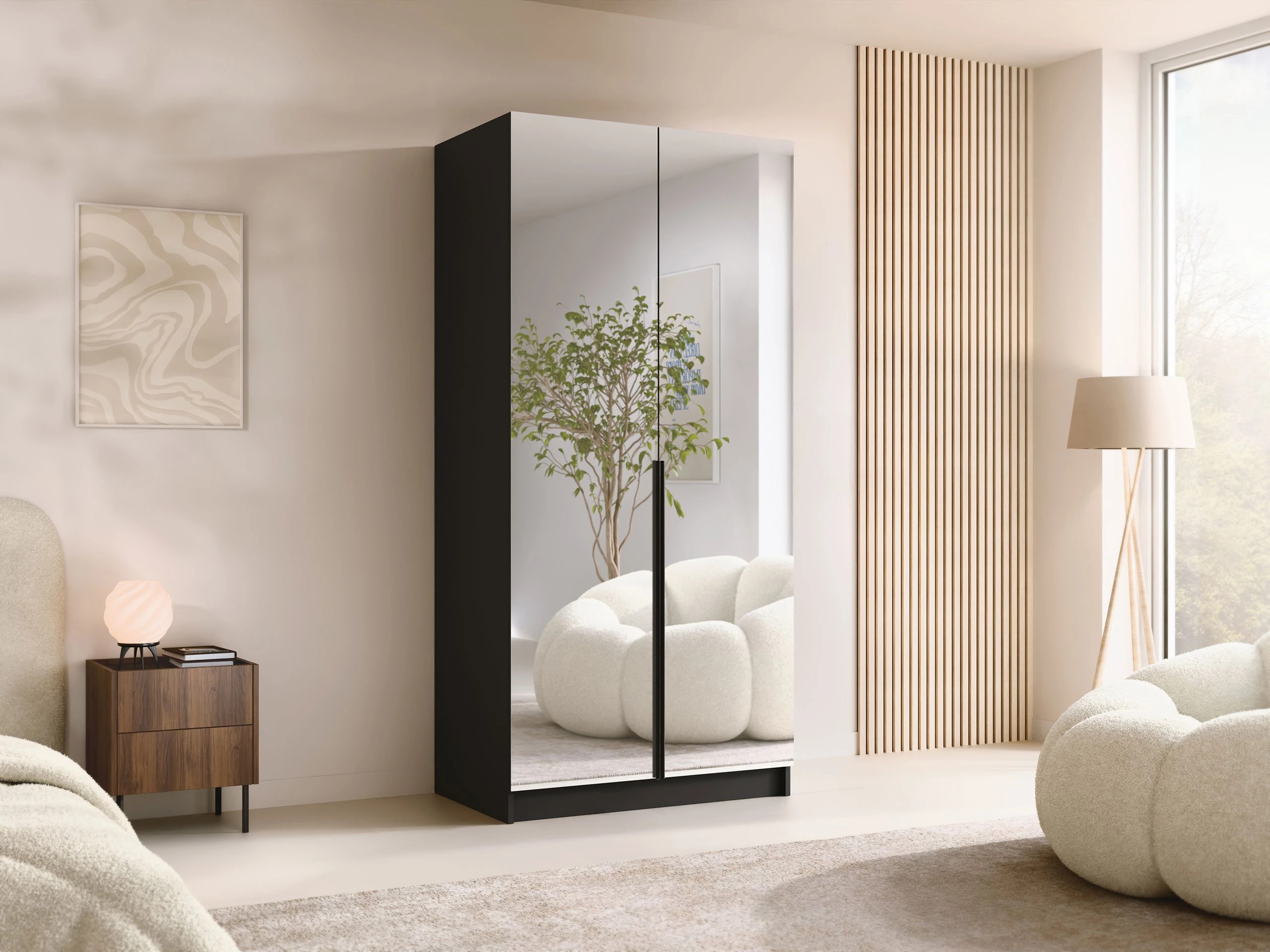 Roupeiro Closico Staton III (Preto)