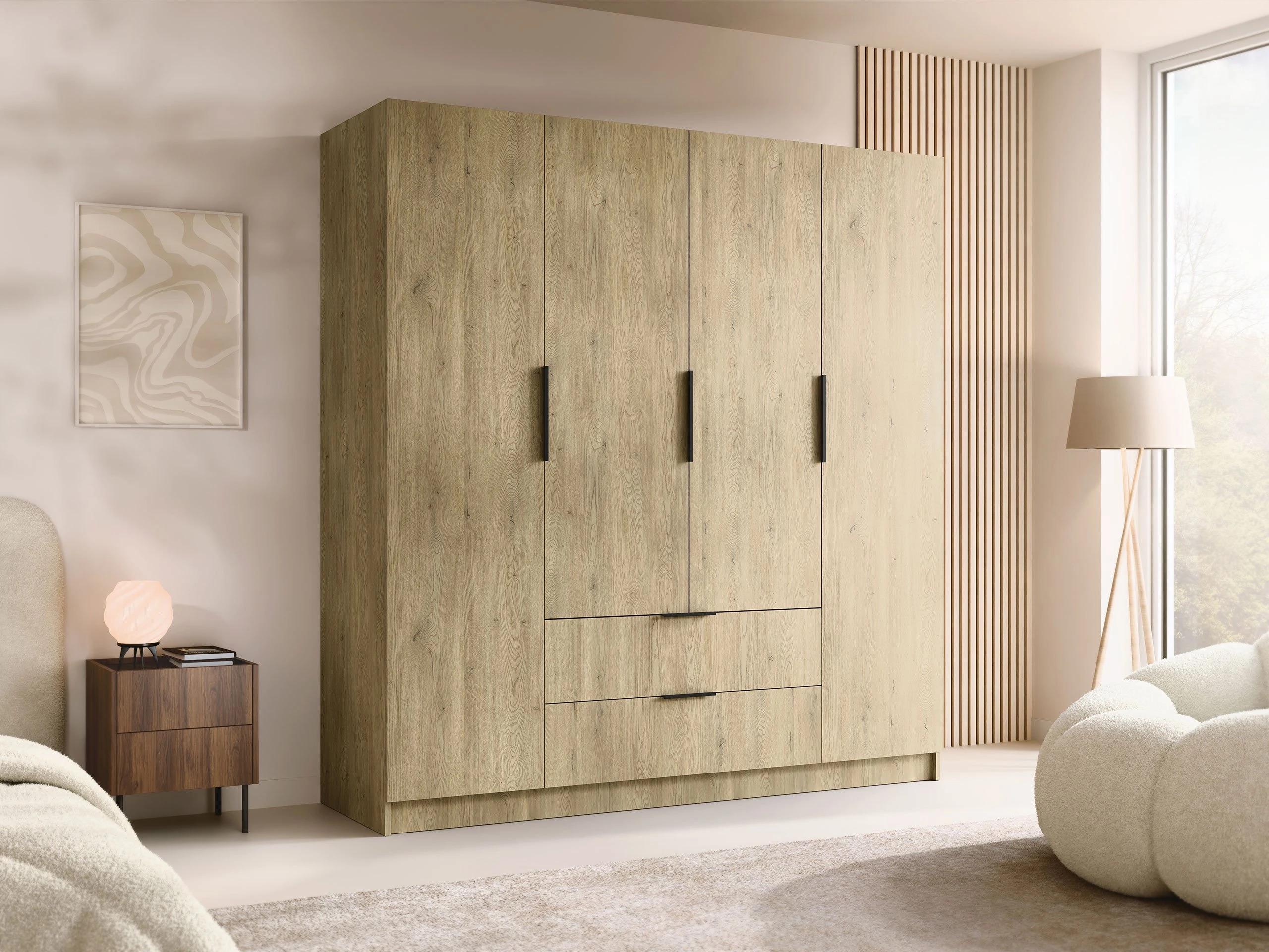 Roupeiro Closico Cadron I (Carvalho)