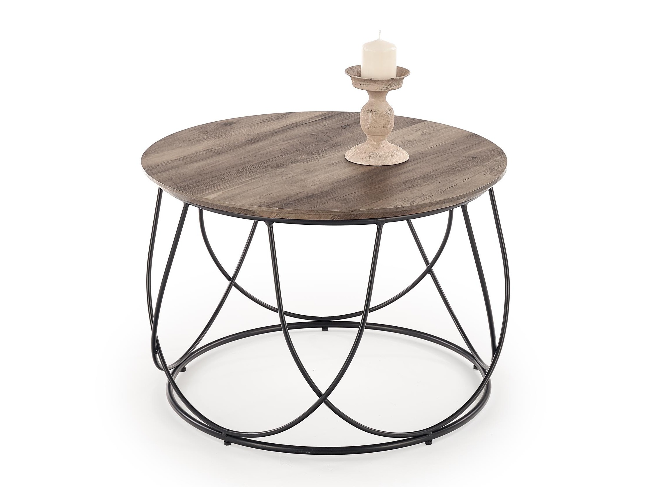 Mesa de centro Houston 689 (Nogueira + Preto)