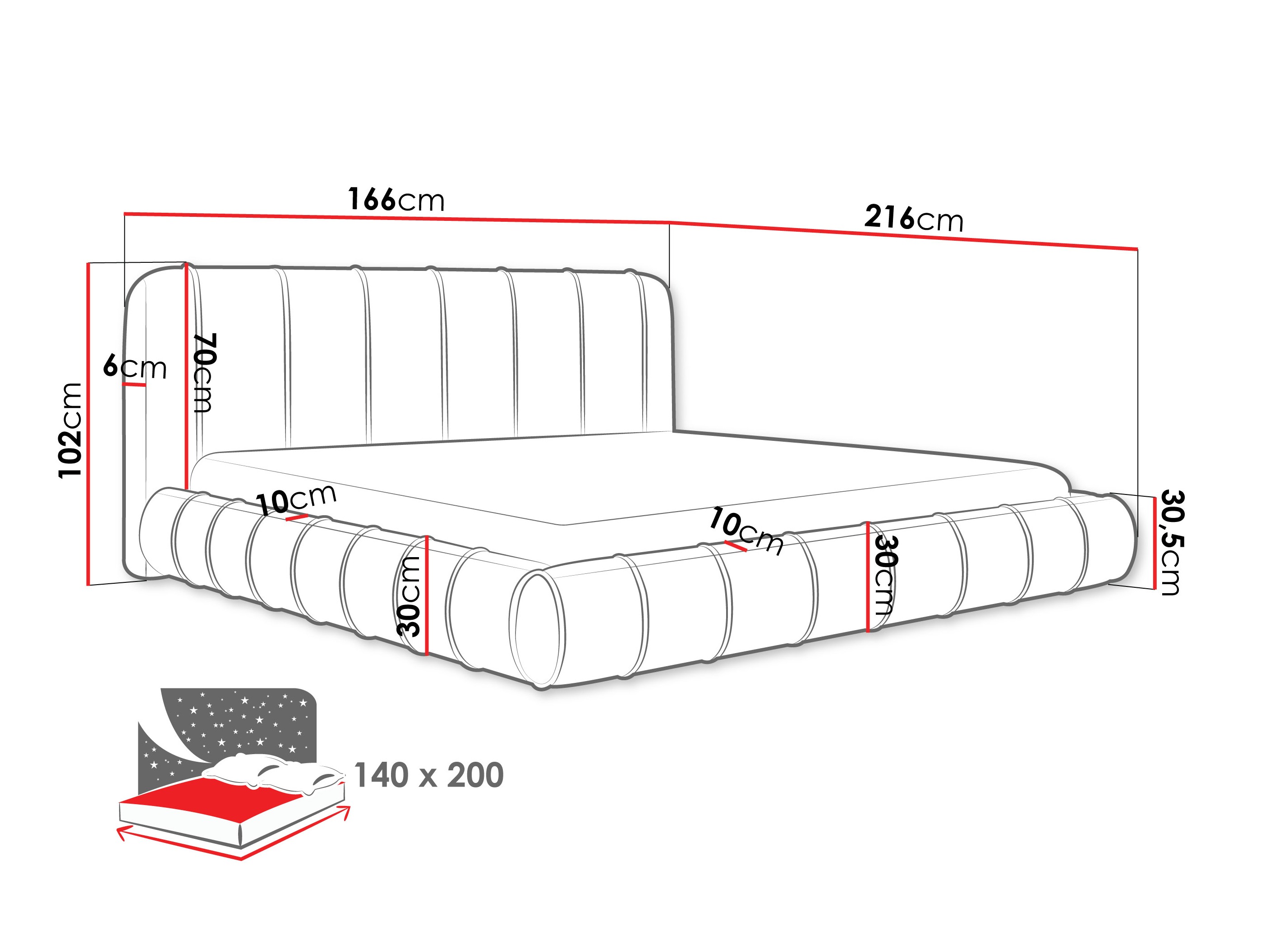 Cama Cucumos (Kronos 38)