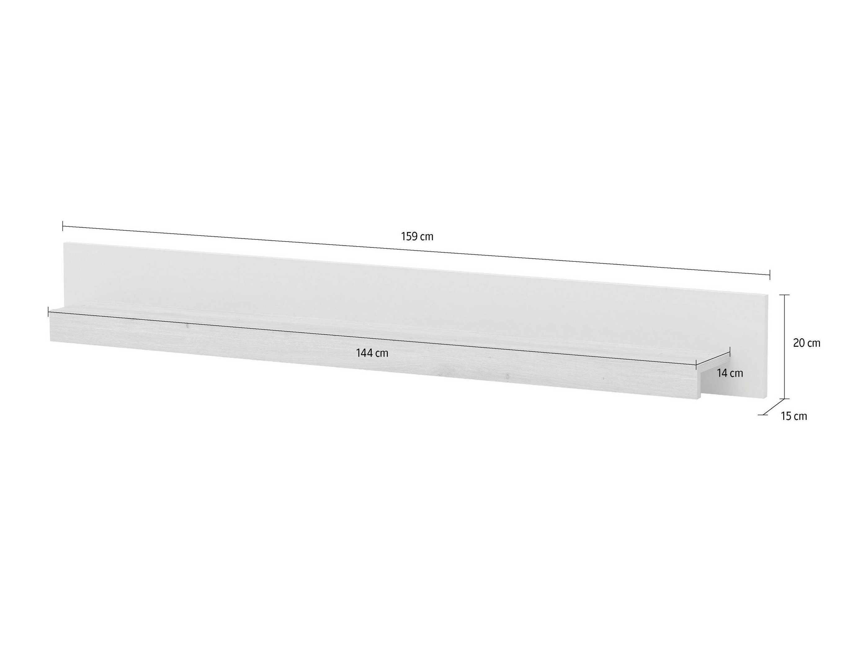 Estante de parede Ferciro 102