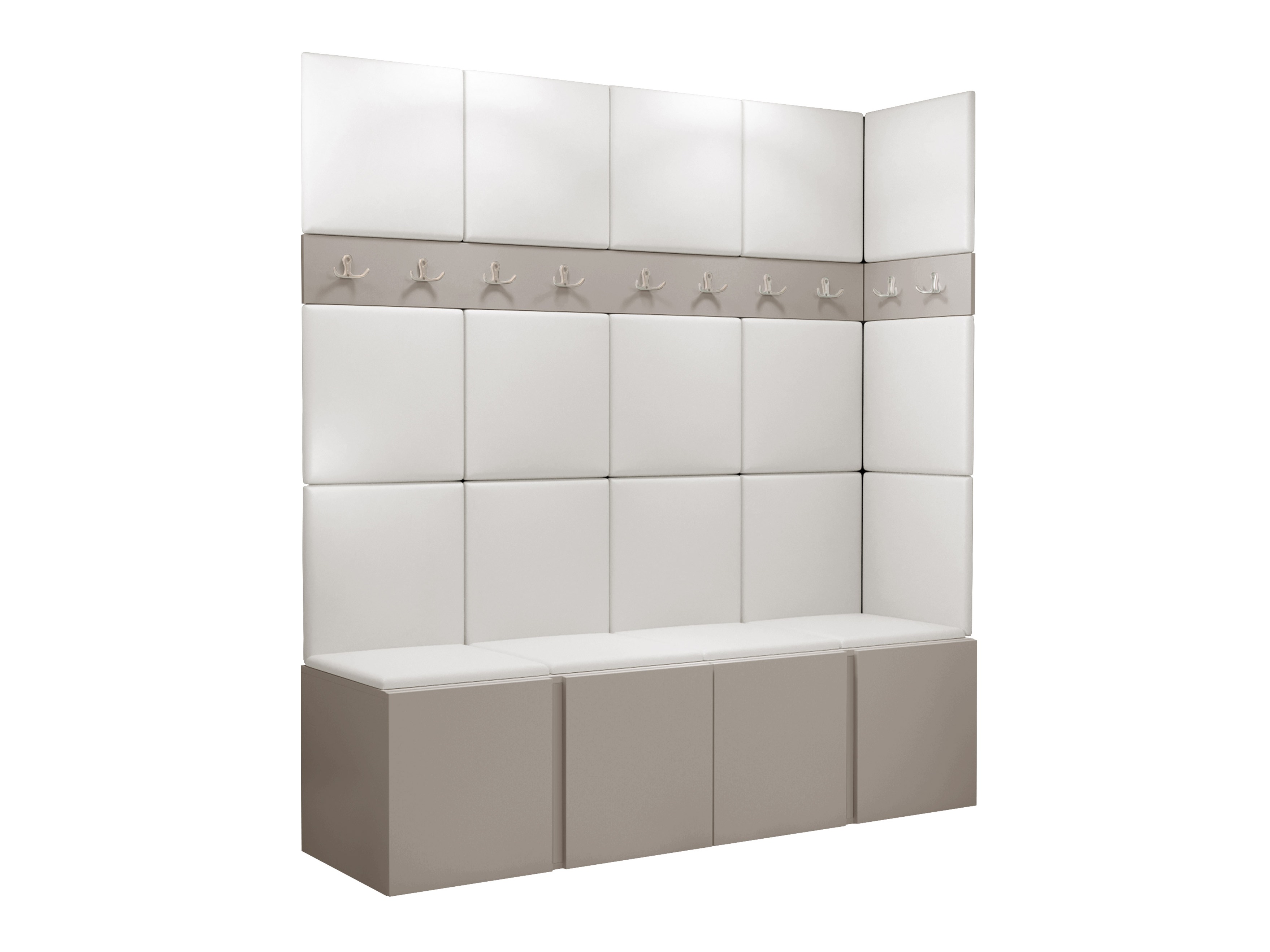 Conjunto para corredor Pinis II (Eco couro Soft 017)