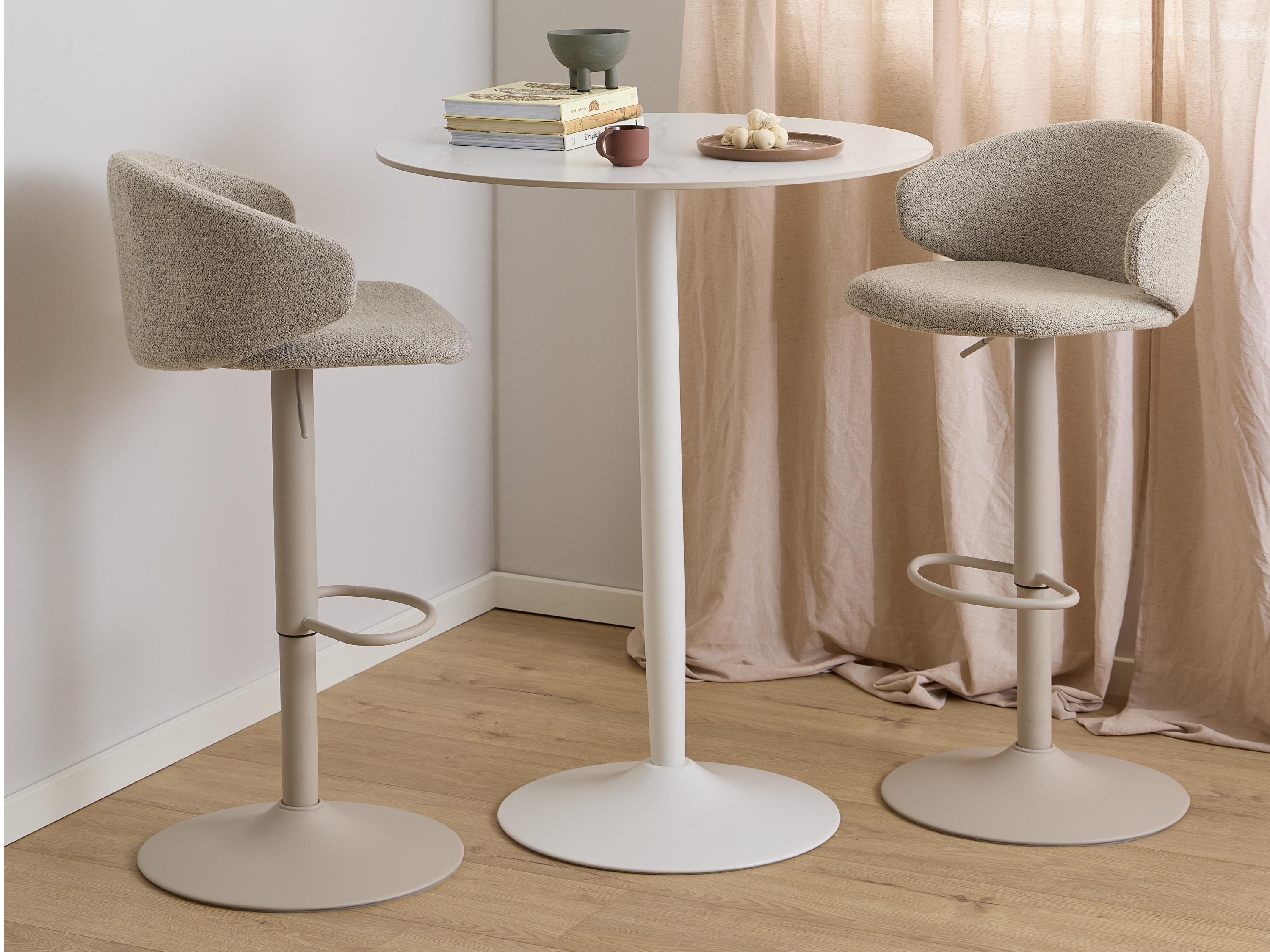 Mesa de bar Norsica 863 (Marmore branco)