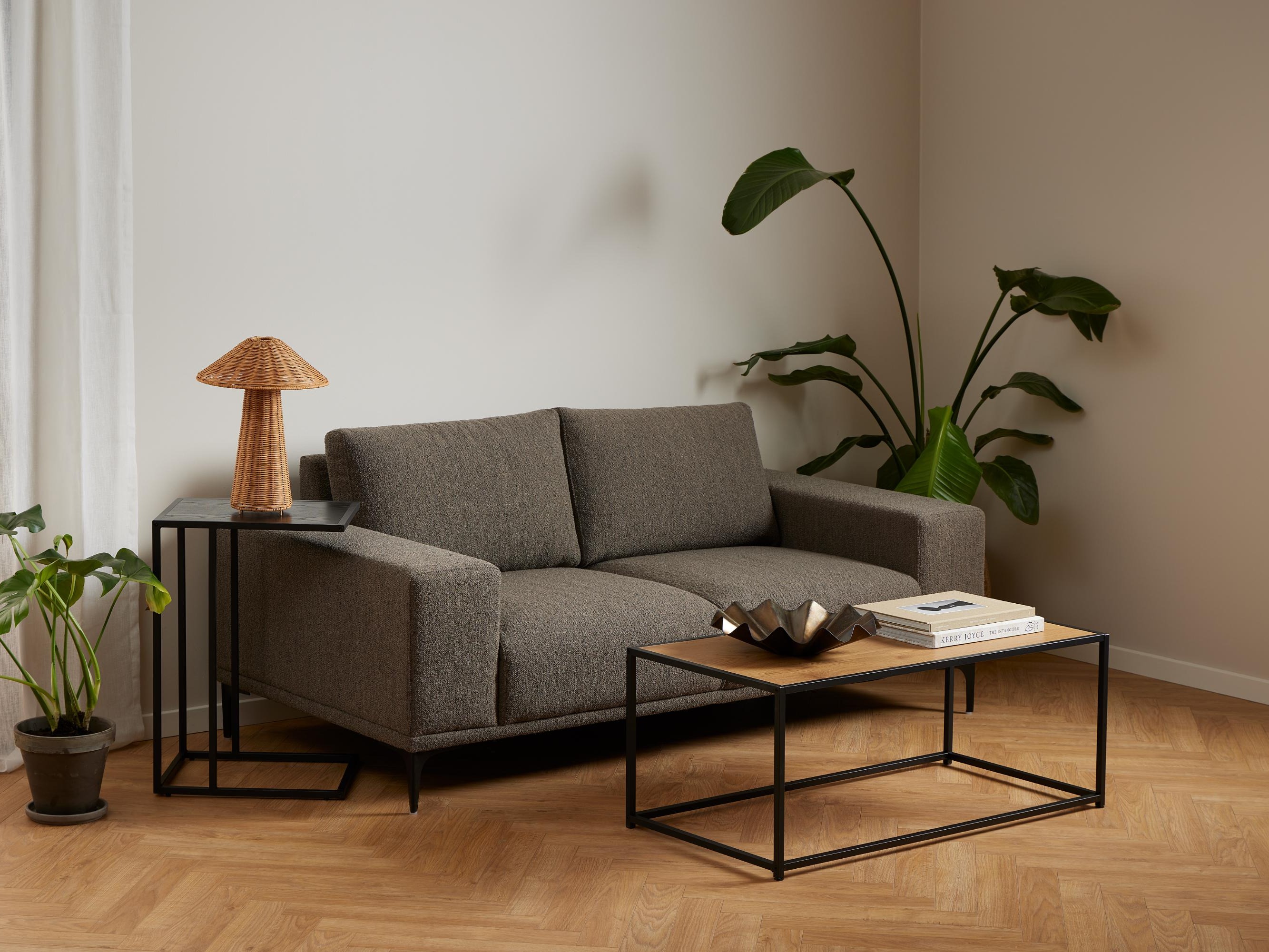 Mesa de centro Norsica Sevferi 147 (Carvalho selvagem + Preto)