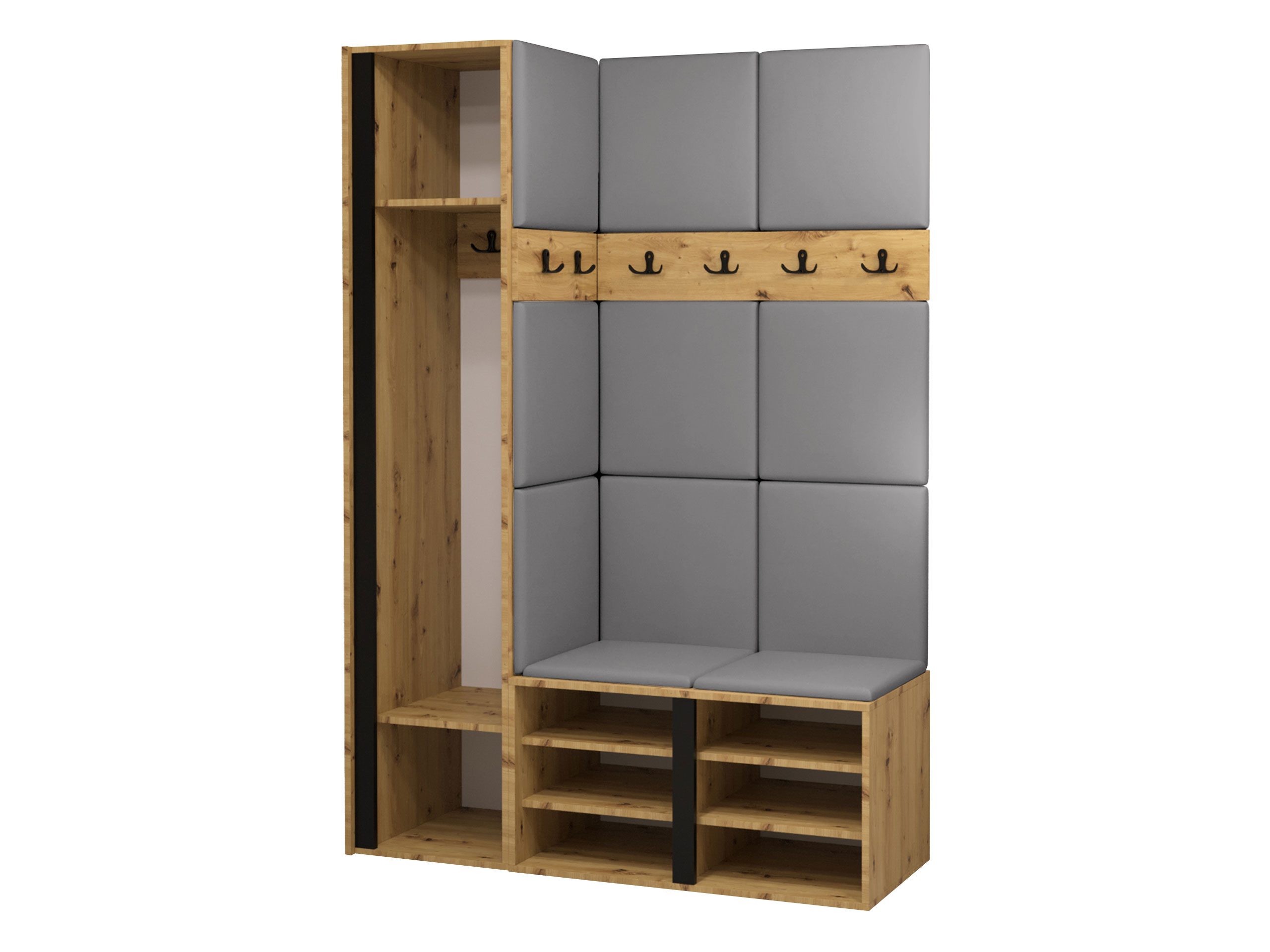 Conjunto para corredor Pinis IX (Grafite)