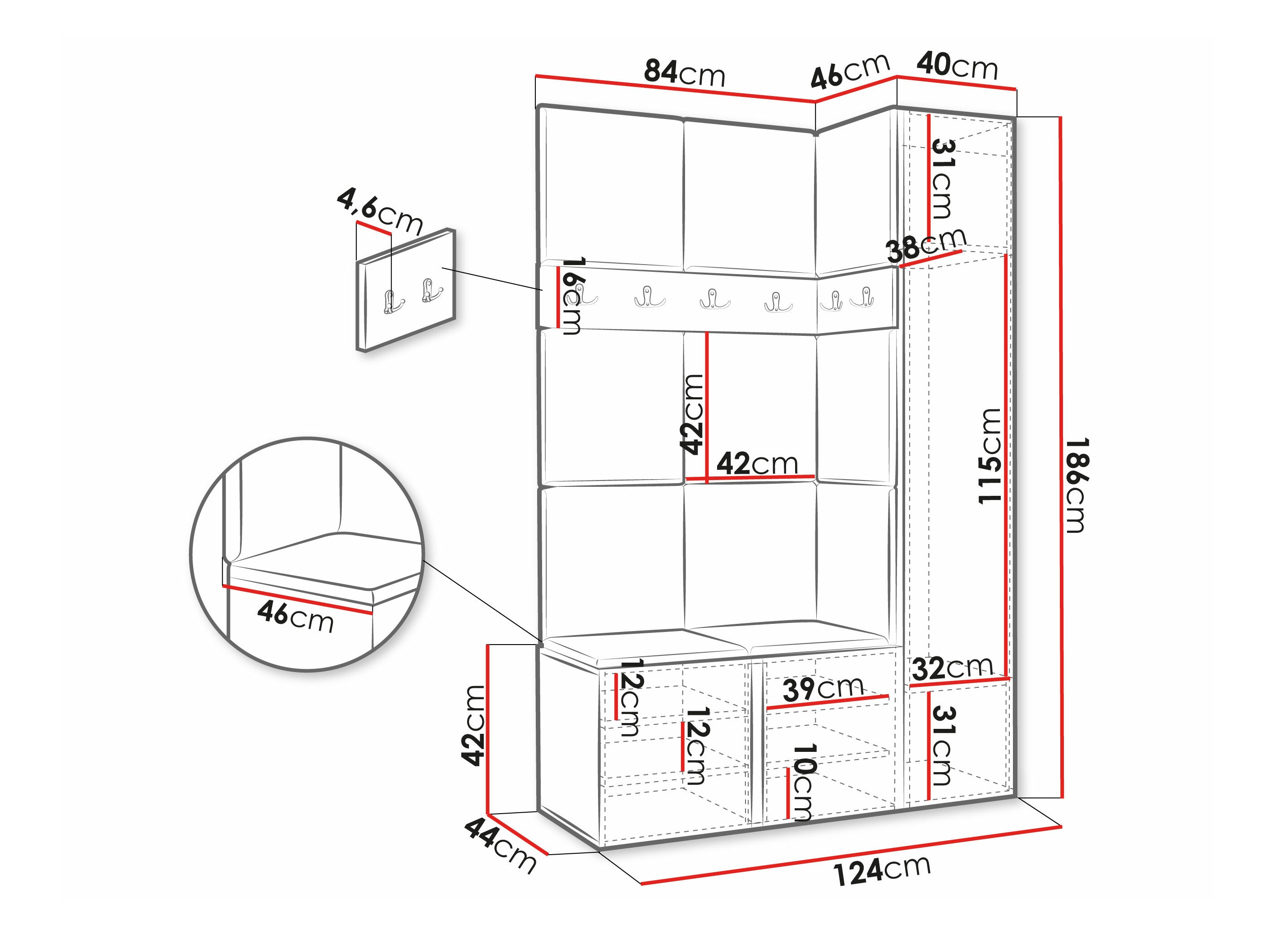 Conjunto para corredor Hartford 277 (Manila 02)