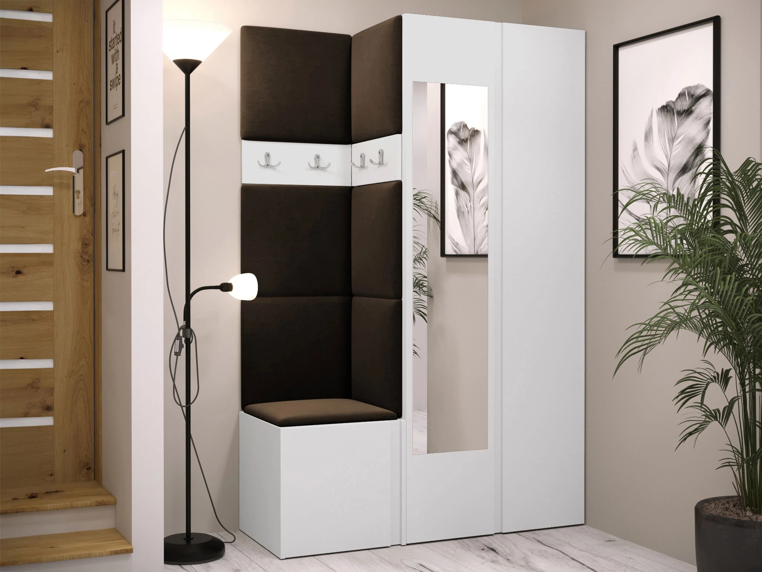 Conjunto para corredor Hartford 350 (Branco)