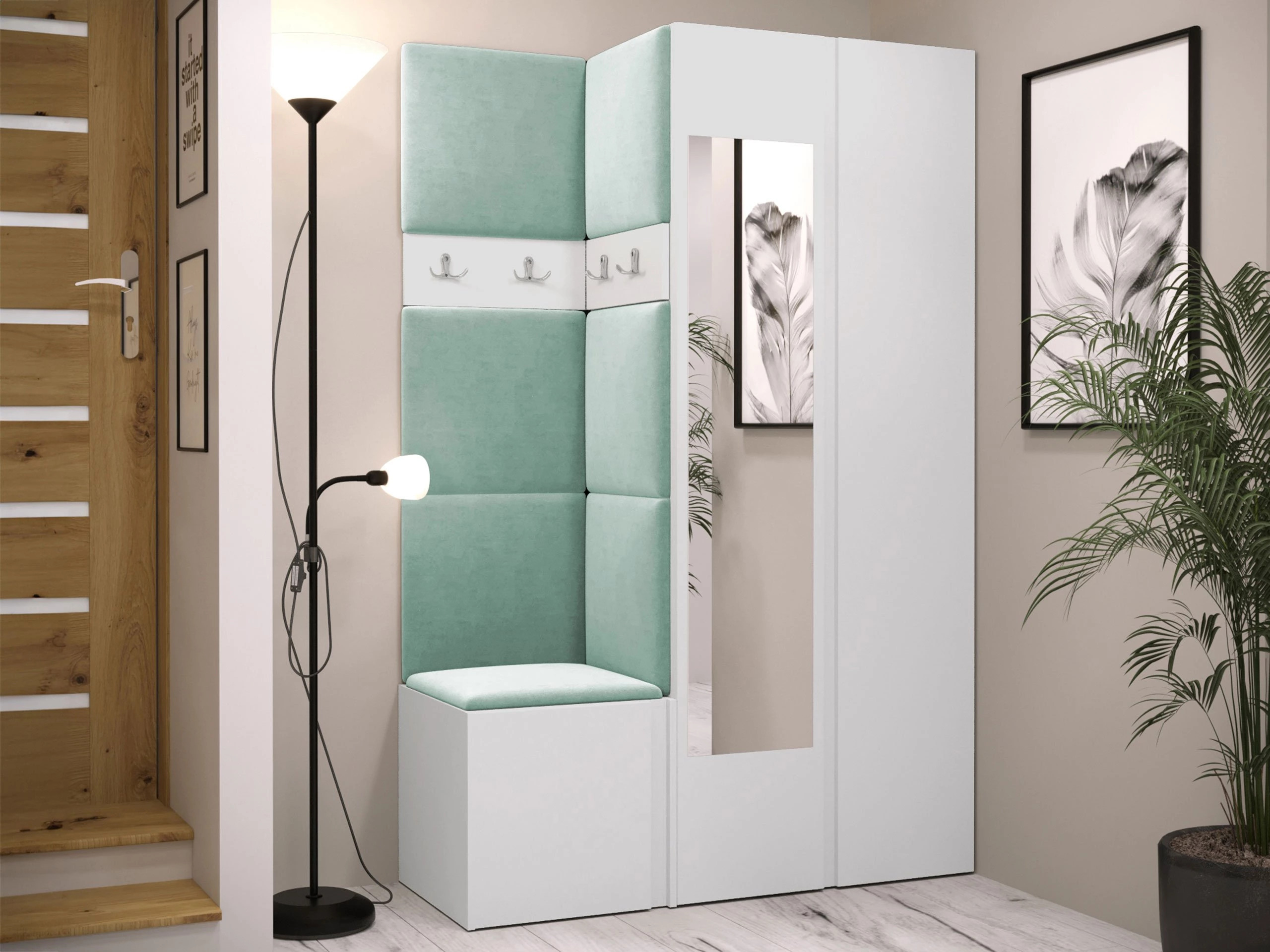 Conjunto para corredor Pinis XXVI (Branco)