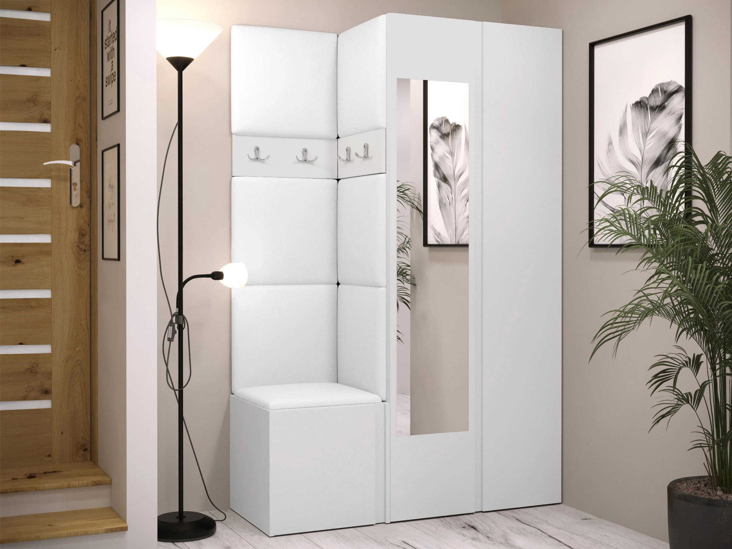 Conjunto para corredor Pinis XXVI (Branco)