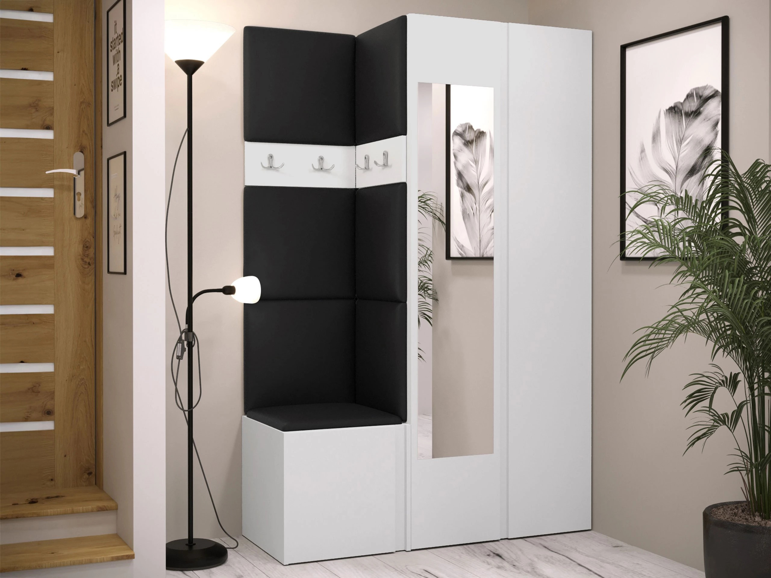 Conjunto para corredor Pinis XXVI (Branco)