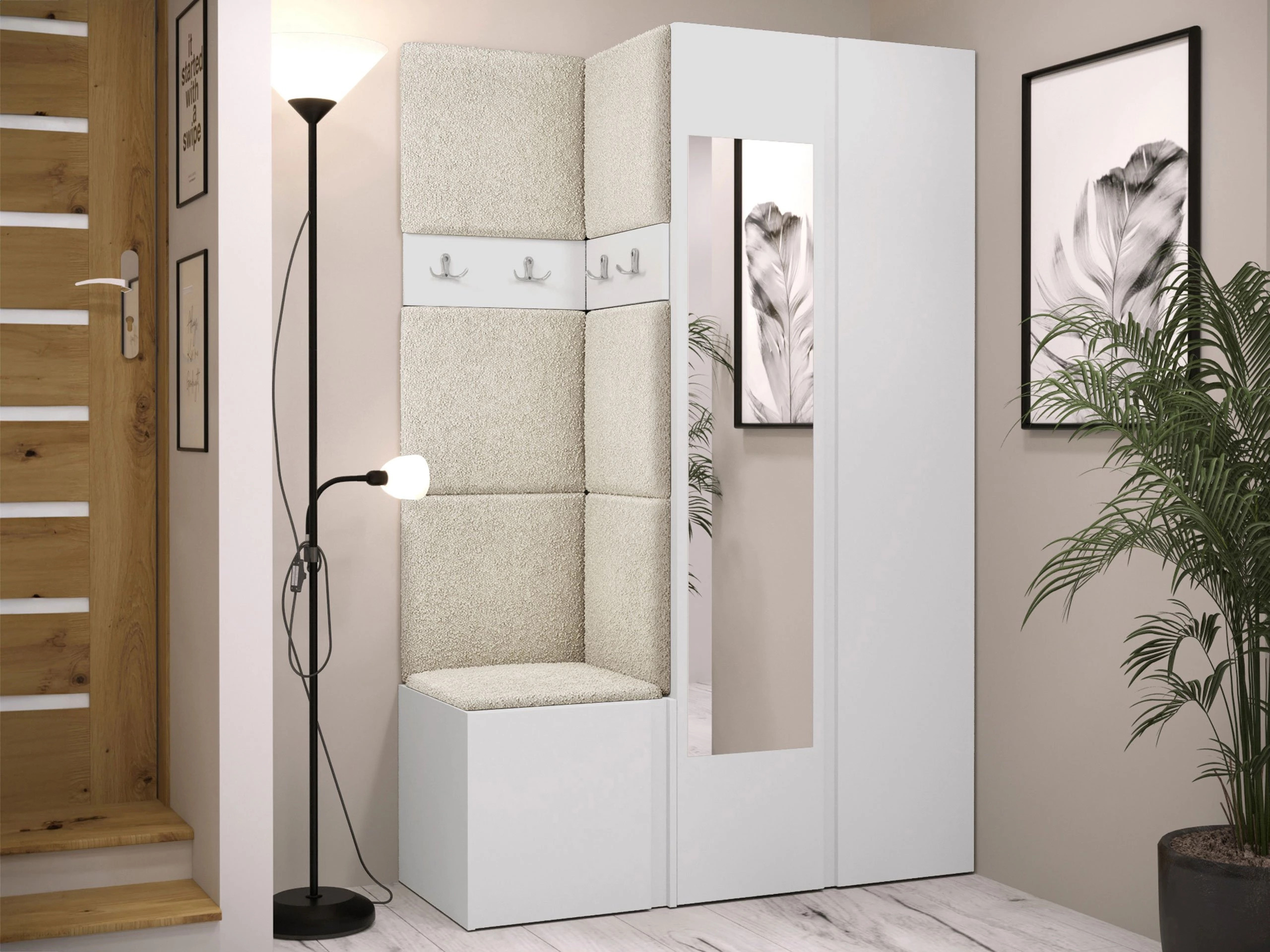 Conjunto para corredor Pinis XXVI (Branco)