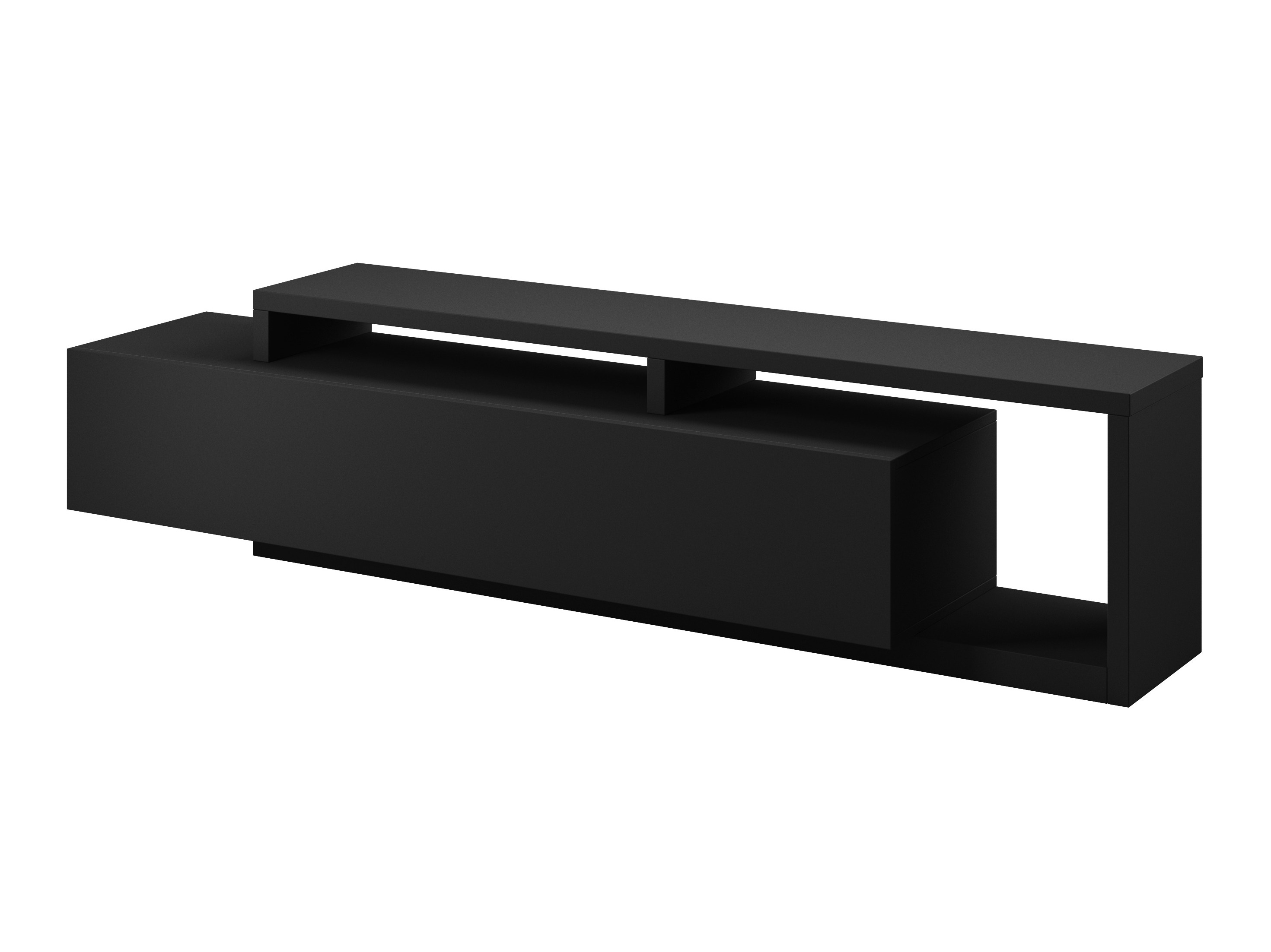 Móvel de TV Lutiva 103 (Preto matte)