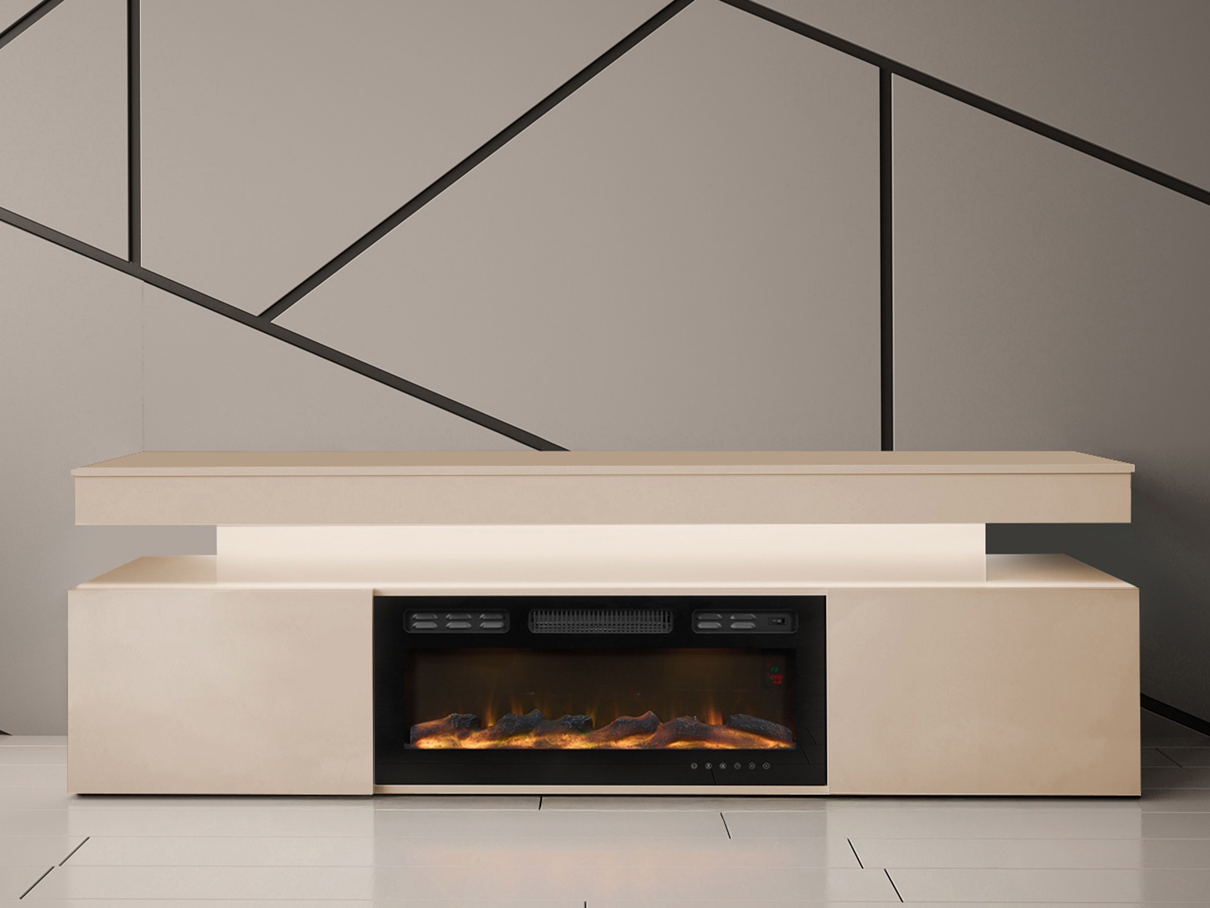 Móvel de TV Monfero I (Castanho claro)