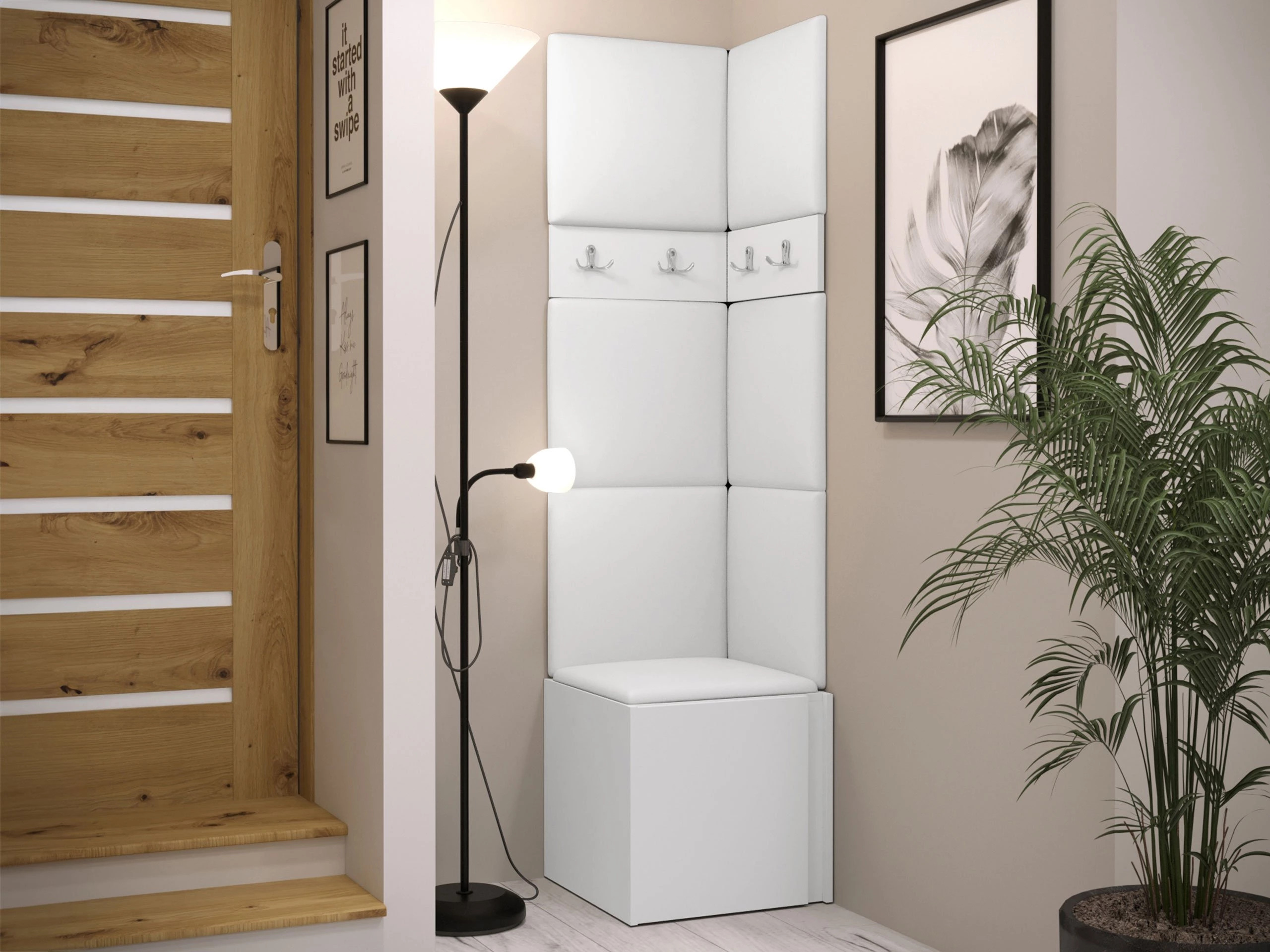 Conjunto para corredor Pinis XXI (Branco)