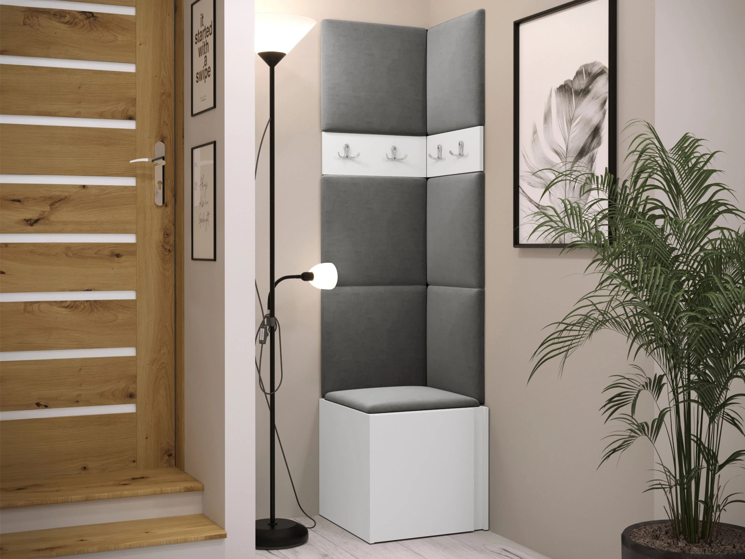 Conjunto para corredor Pinis XXI (Branco)