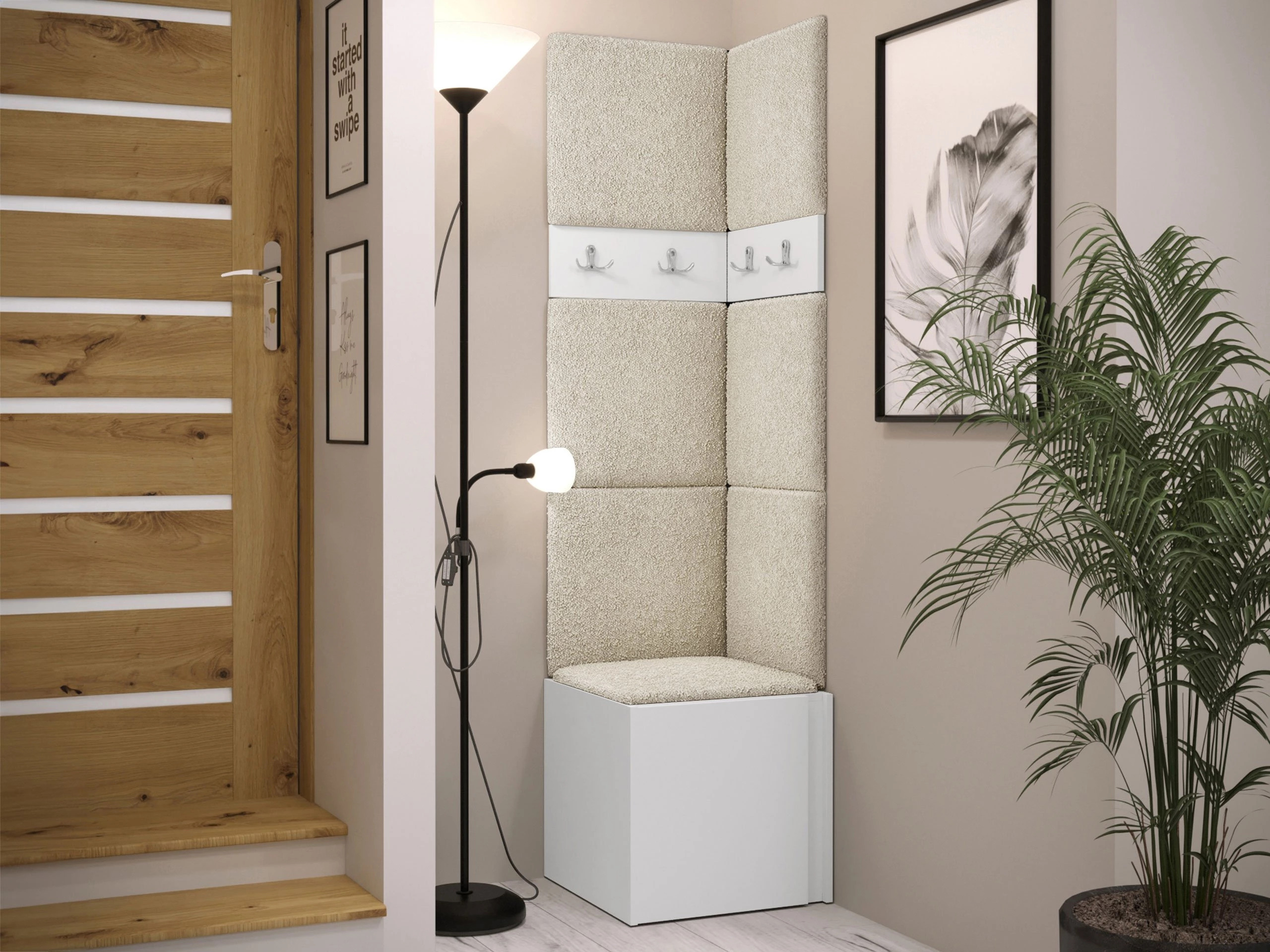 Conjunto para corredor Pinis XXI (Branco)