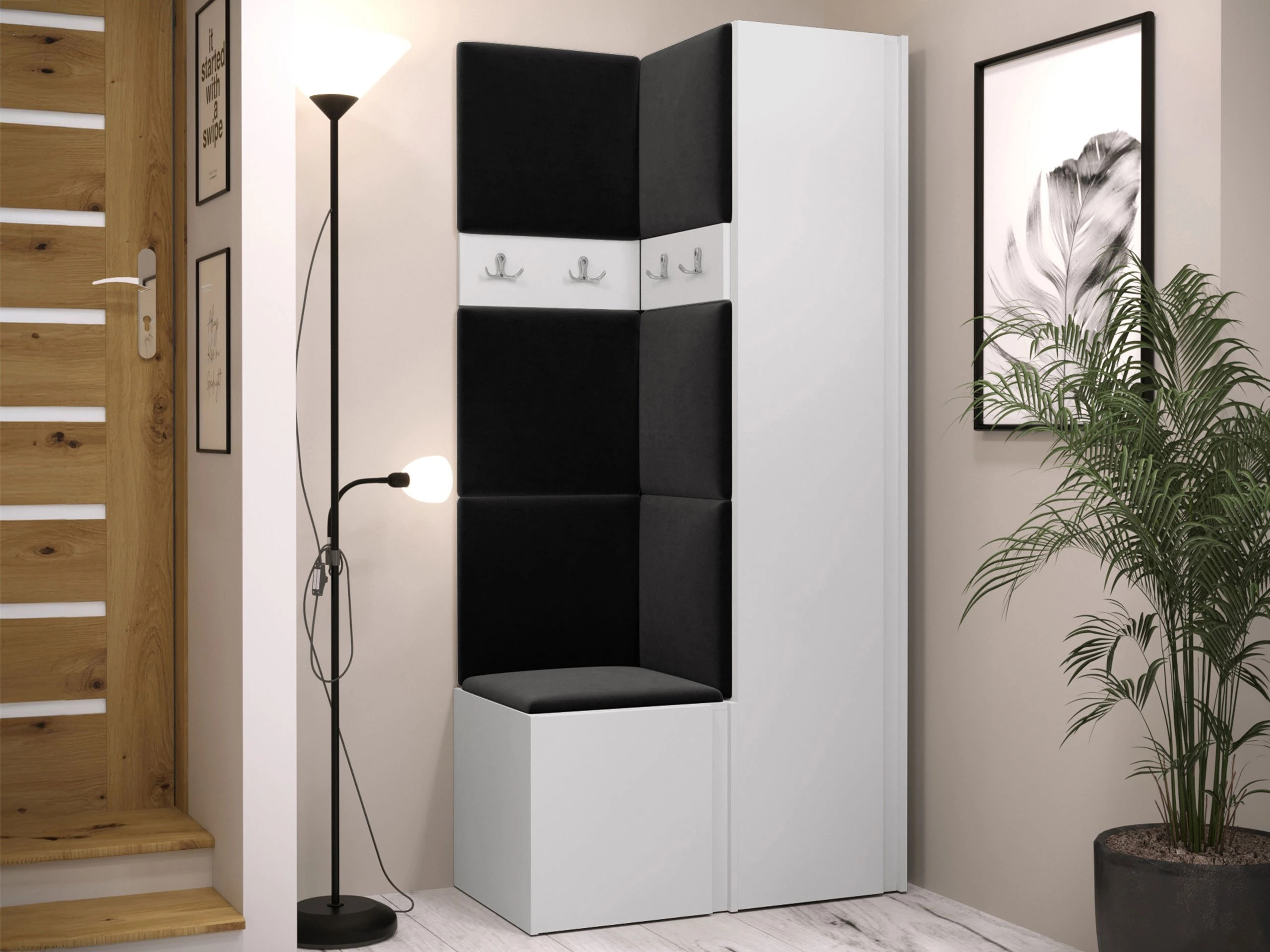 Conjunto para corredor Pinis XXIV (Branco)