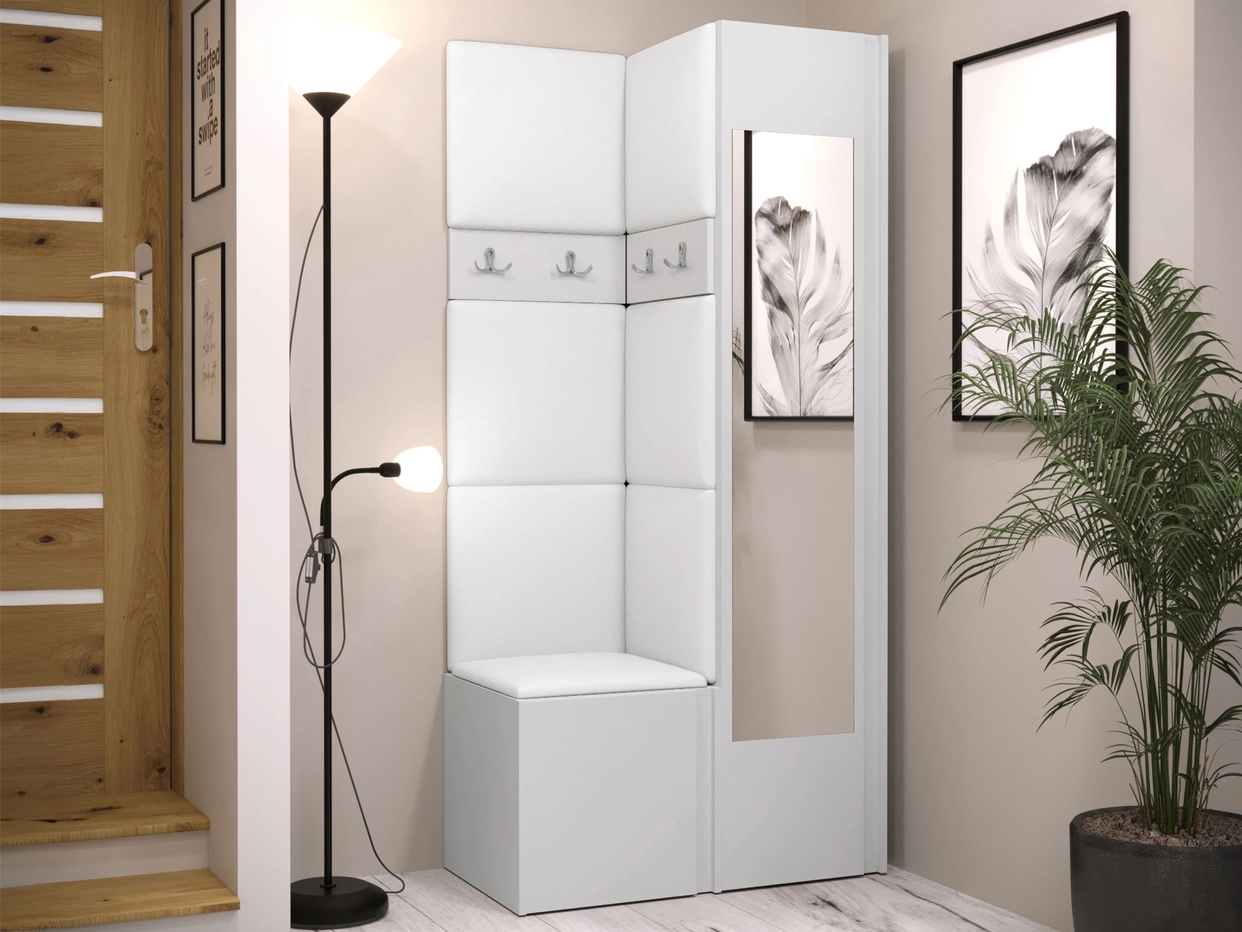 Conjunto para corredor Pinis XXV (Eco couro Soft 017)