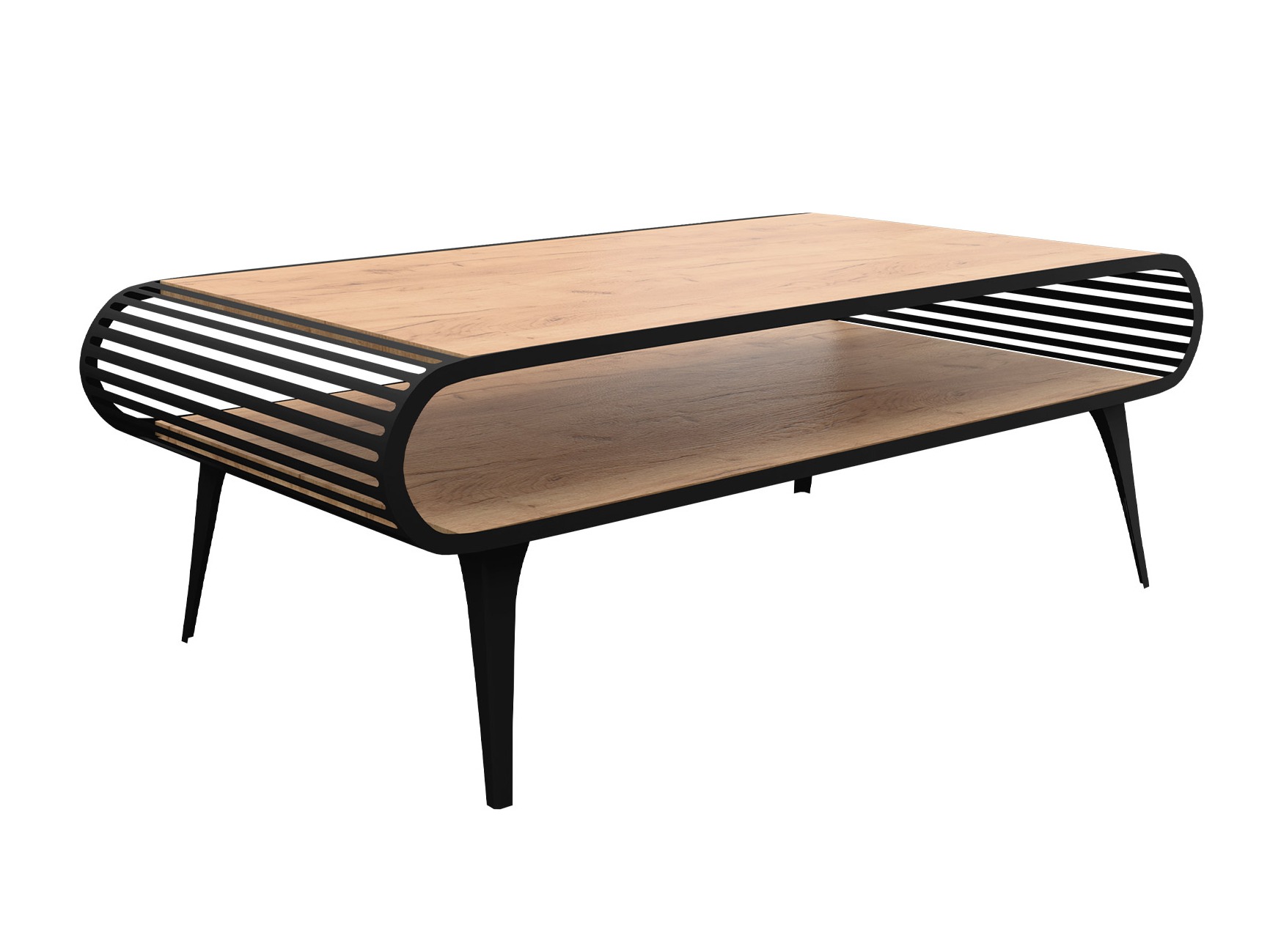 Mesa de centro Oswego 161 (Craft de carvalho dourado)