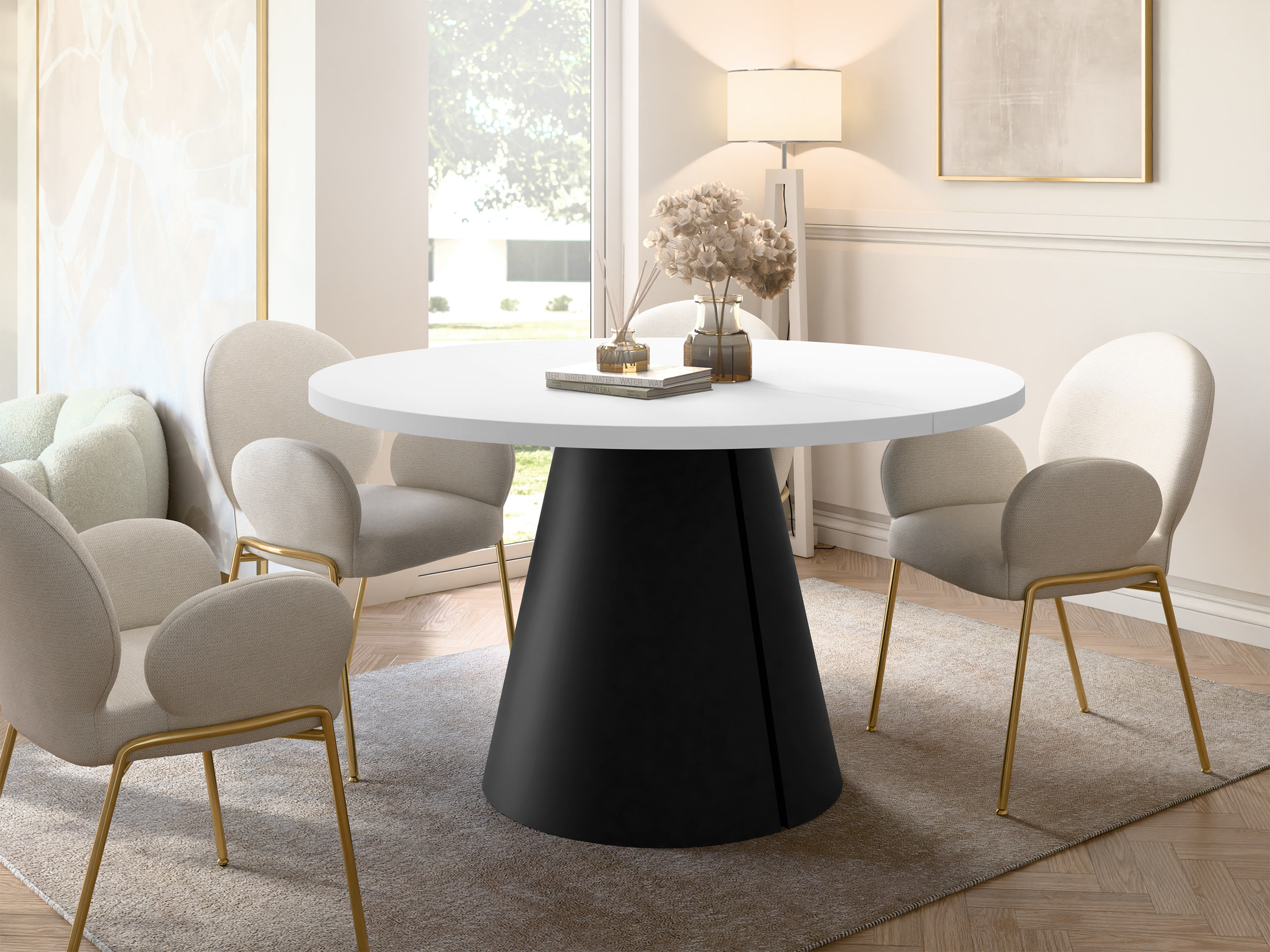 Mesa Oswego 165 (Branco)