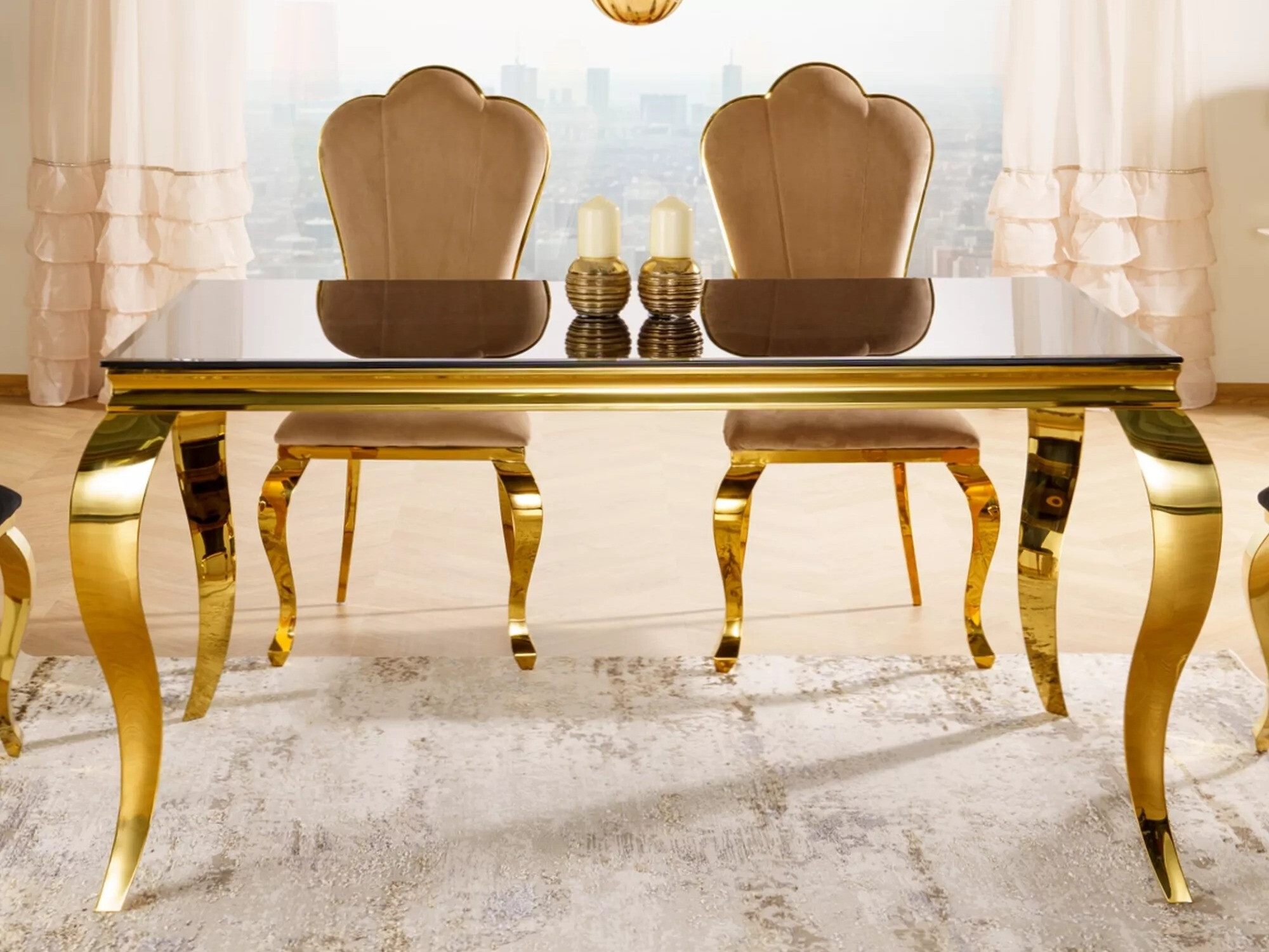Mesa Detroit 323 (Dourado + Preto)
