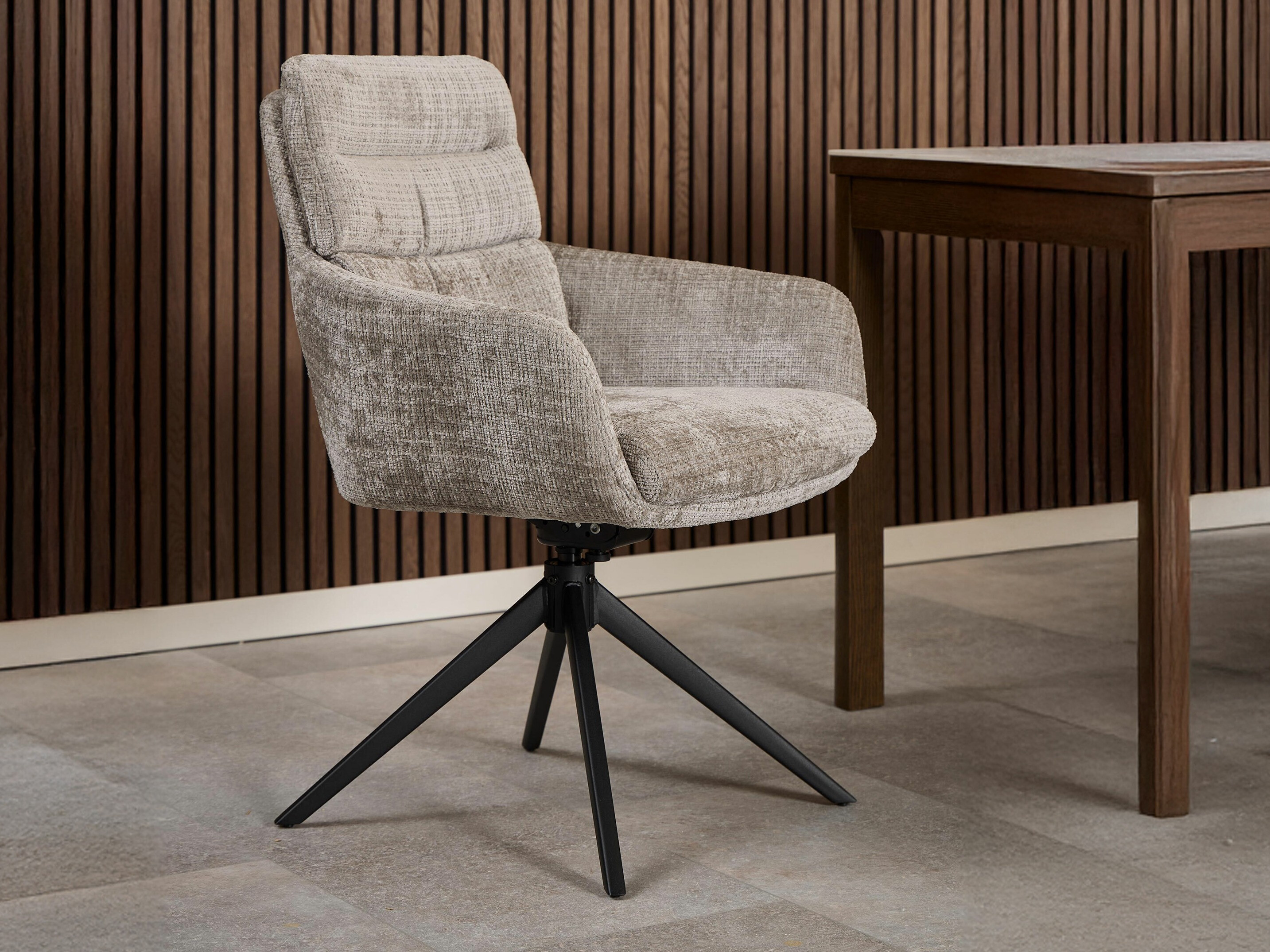 Cadeira Norsica 1034 (Preto + Cinzento)