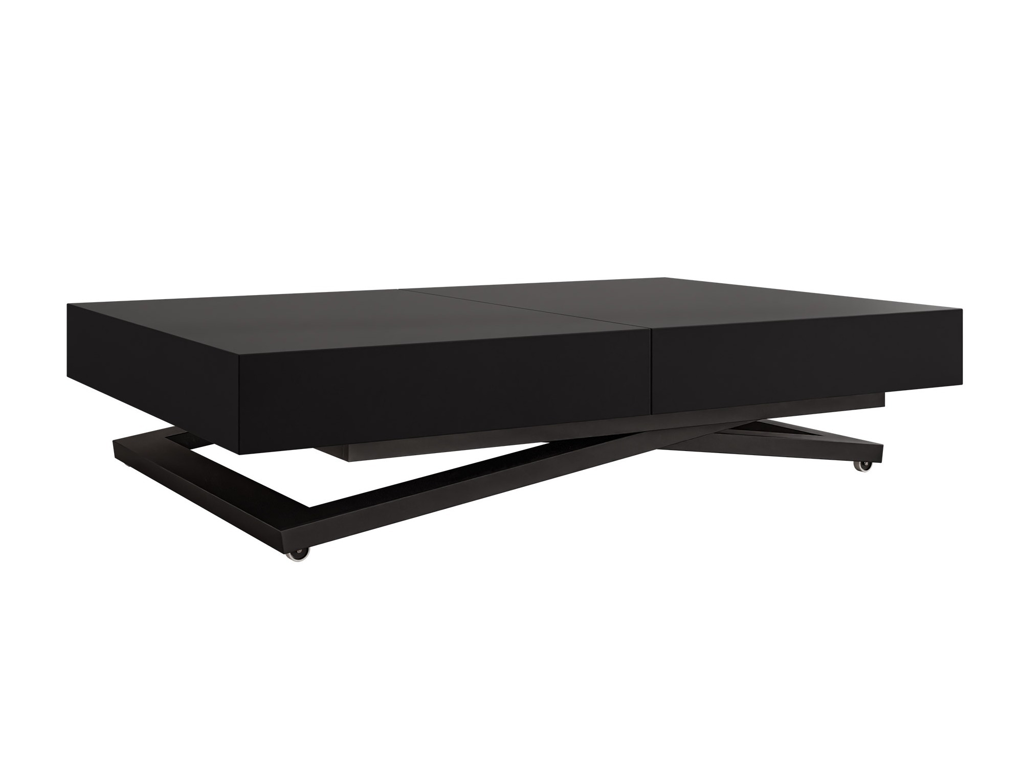 Mesa de centro extensível Oswego 171 (Preto)