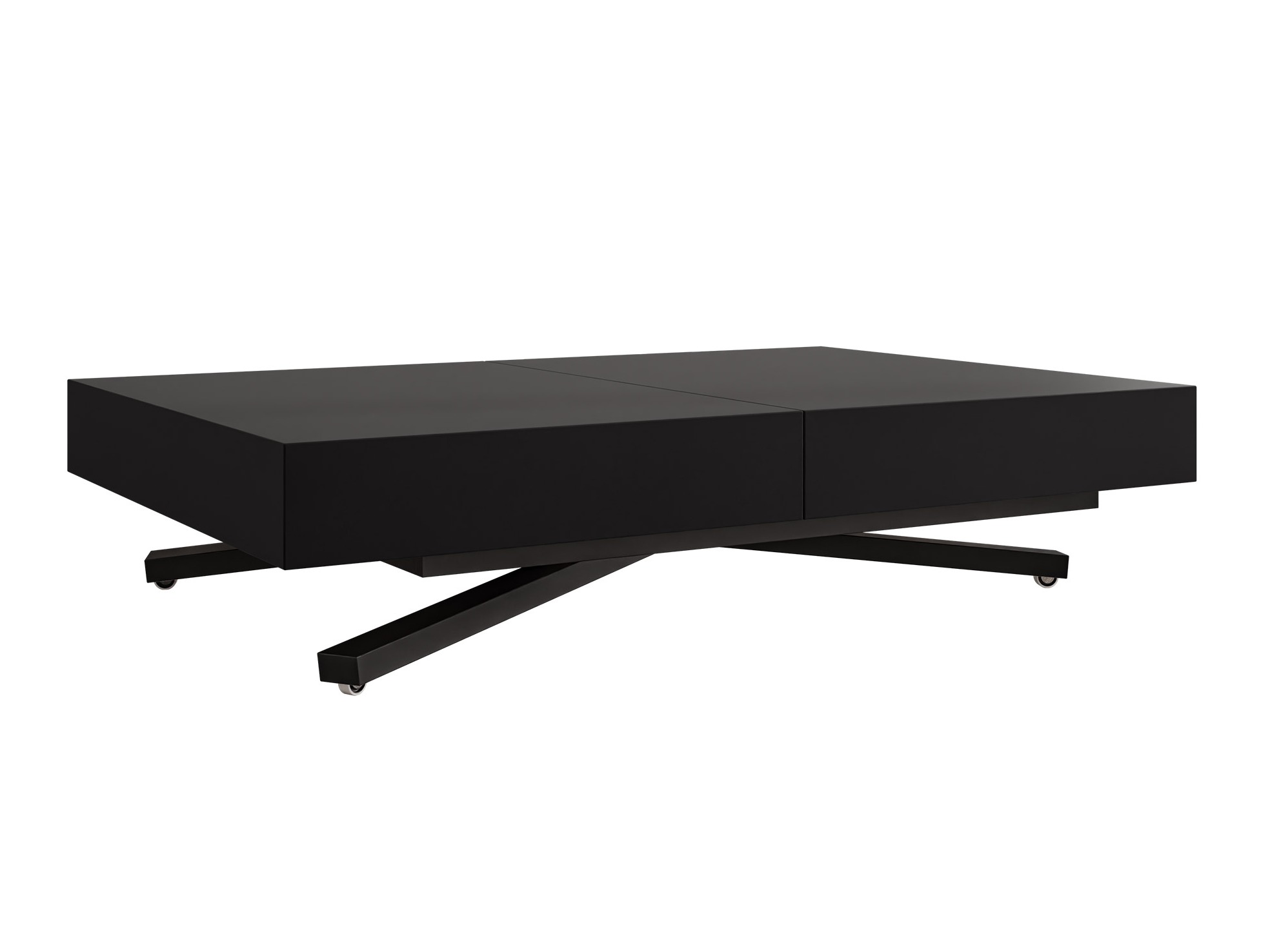 Mesa de centro extensível Oswego 176 (Preto)