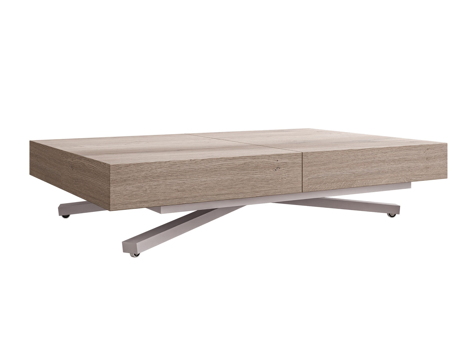Mesa de centro extensível Oswego 177 (Carvalho)