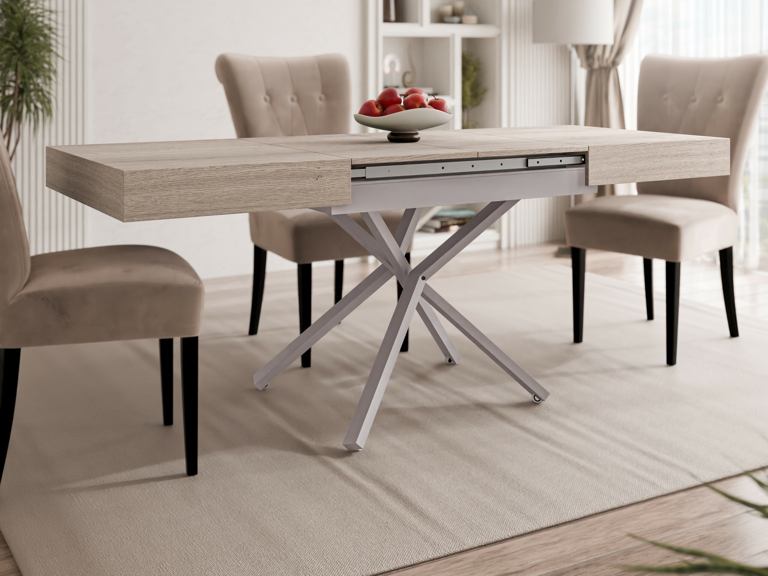 Mesa de centro extensível Oswego 177 (Carvalho)