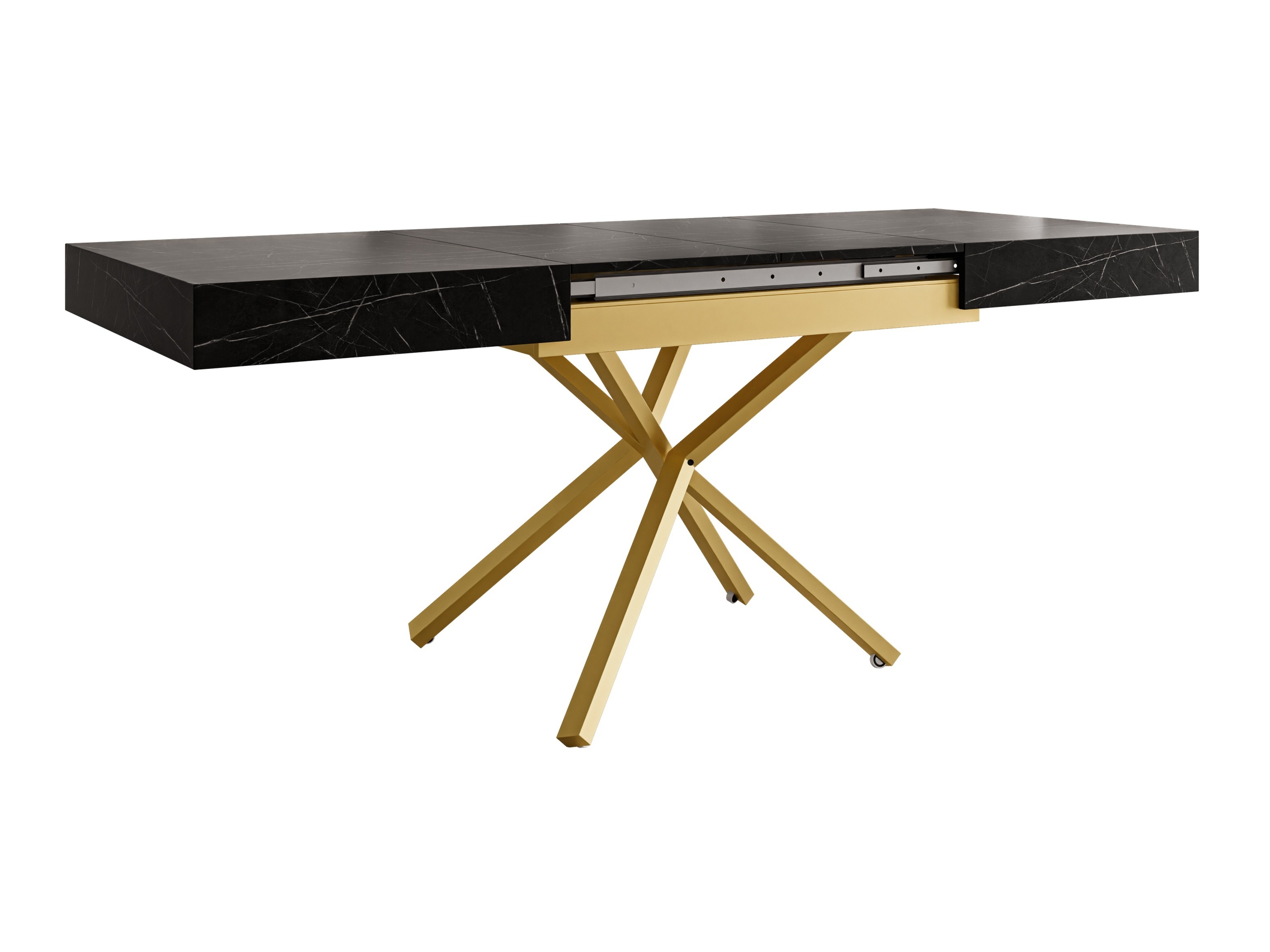 Mesa de centro extensível Oswego 178 (Mármore preto)