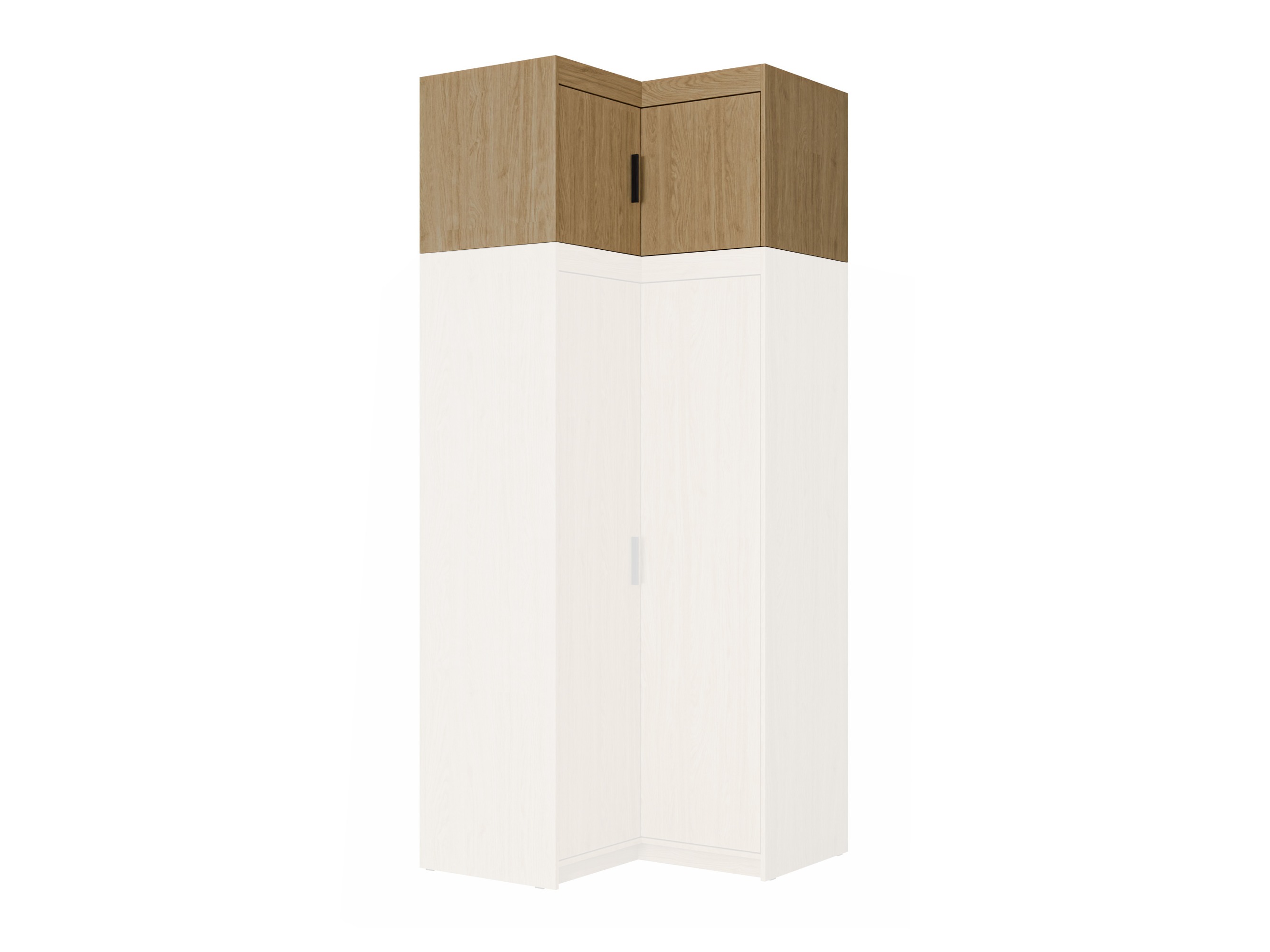 Armário para cantos Novduni 118 (Carvalho)