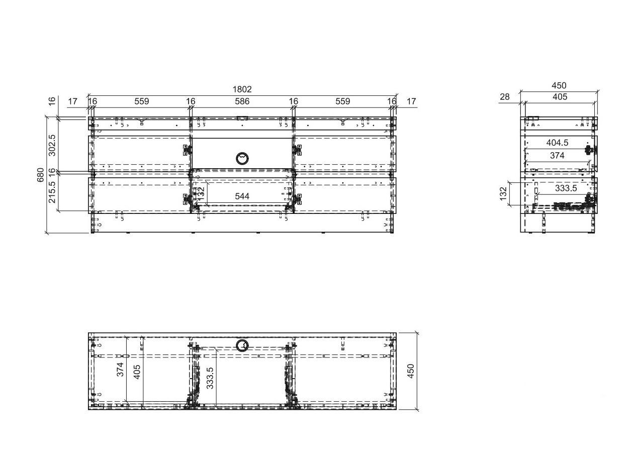 Móvel de TV Numeri 101