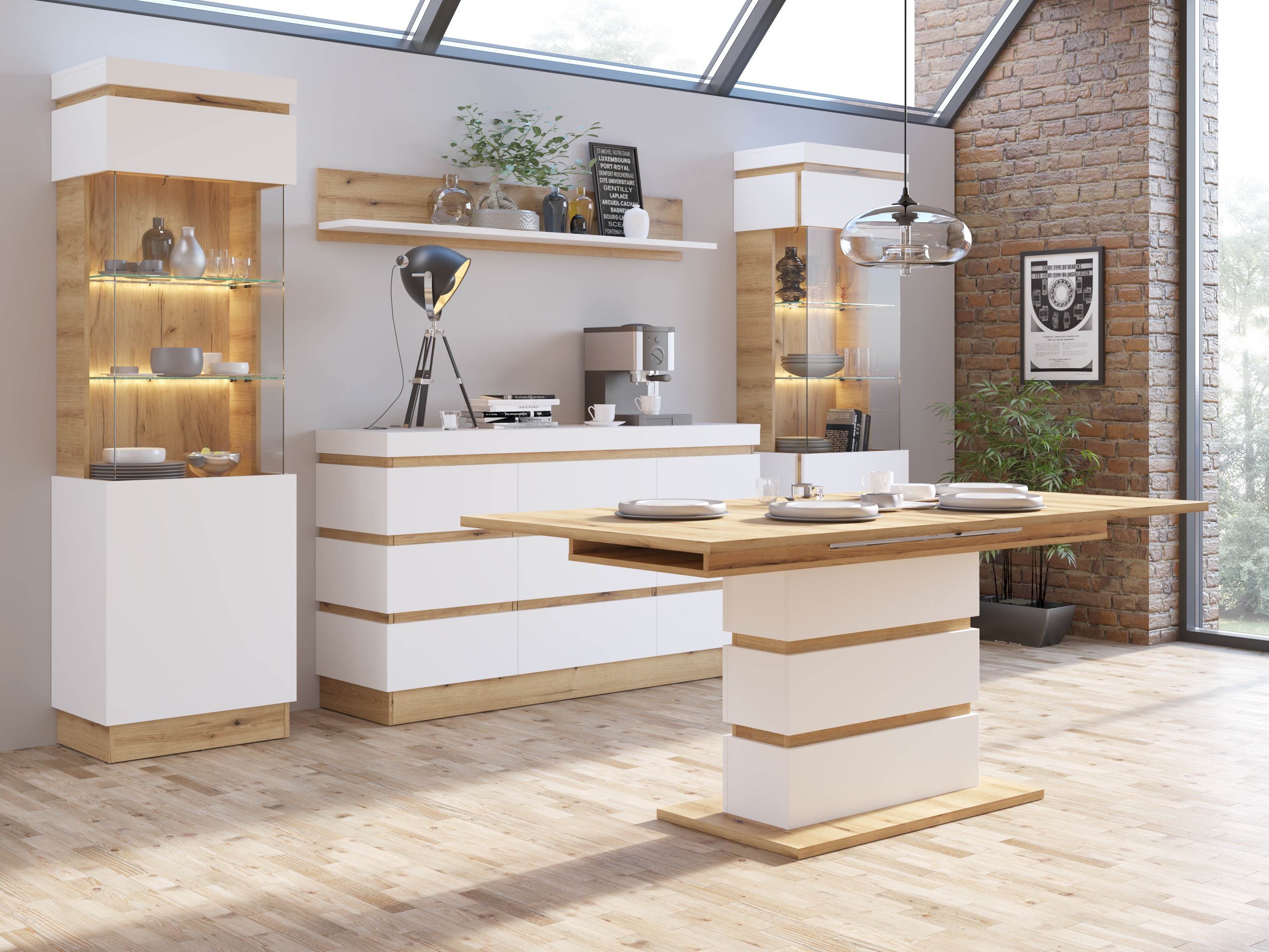 Mesa de centro extensível Numeri 113