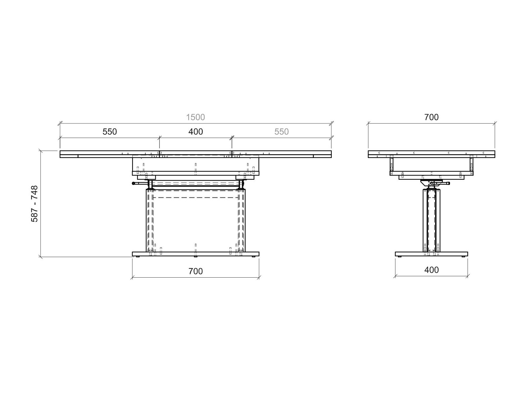 Transforming mesa de centro Numeri 113