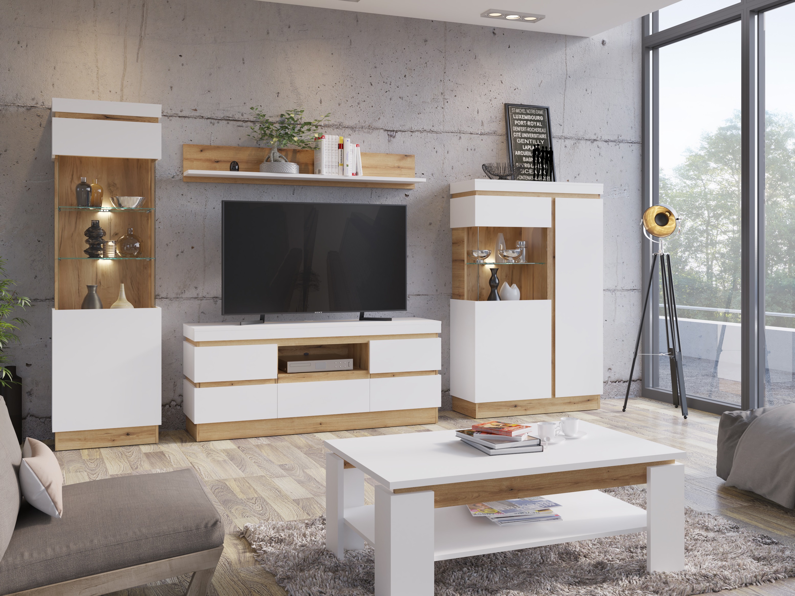 Conjunto para sala de estar Numeri 123