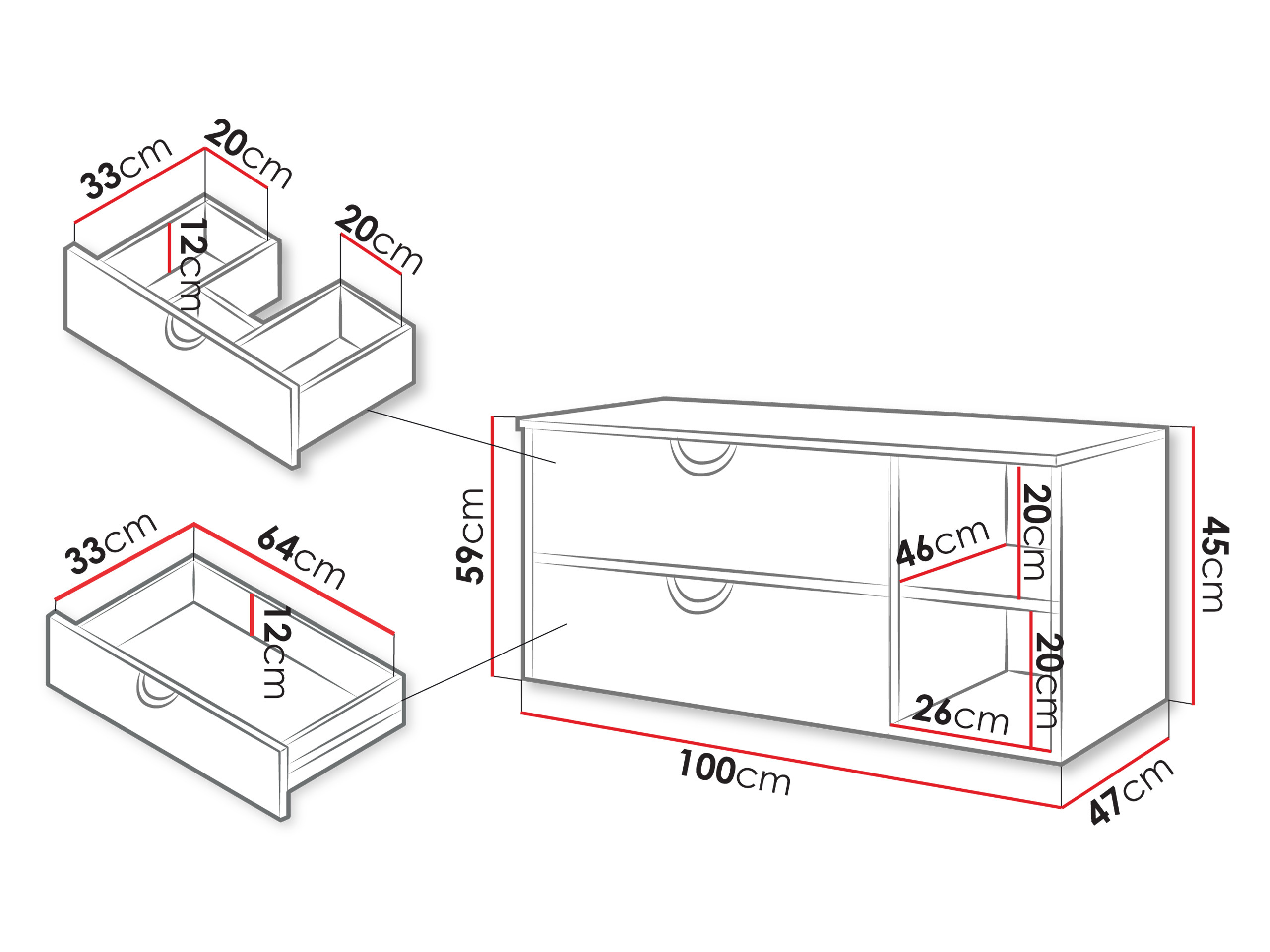 Armário suspenso para casa de banho para lavatório SP6575