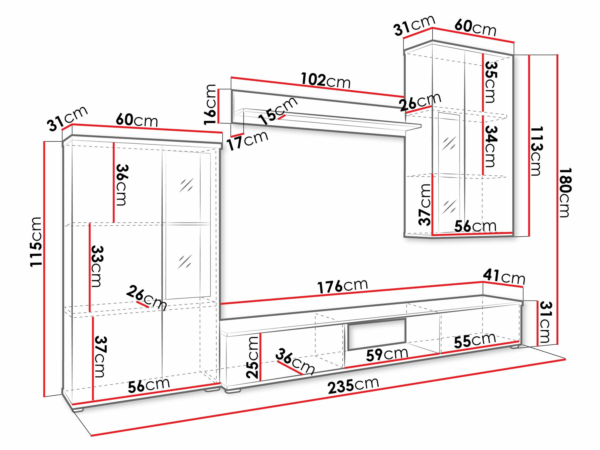 Conjunto para sala de estar SP6594
