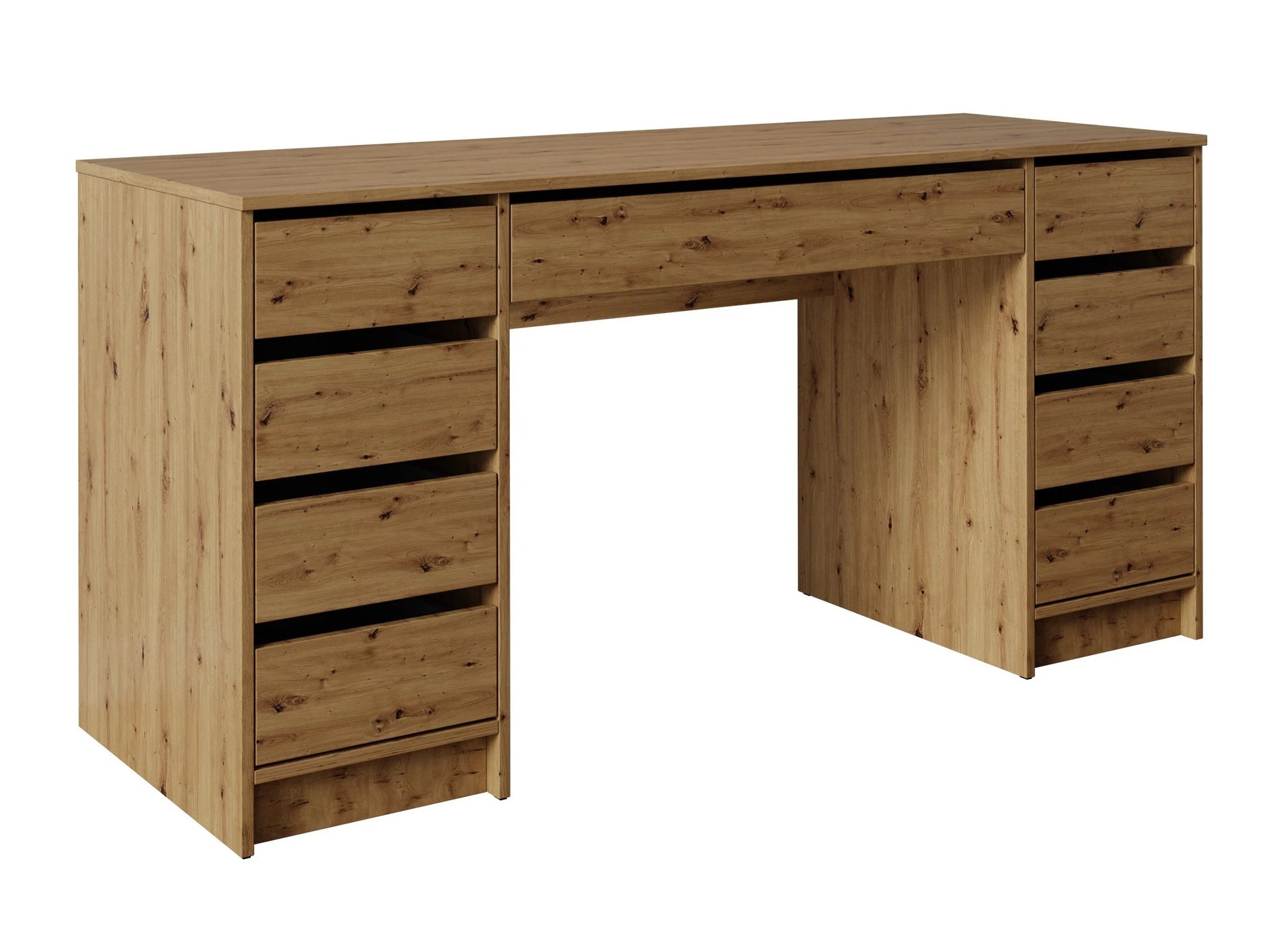 Mesa de escritório Comfivo Terros II (Carvalho Artisan)