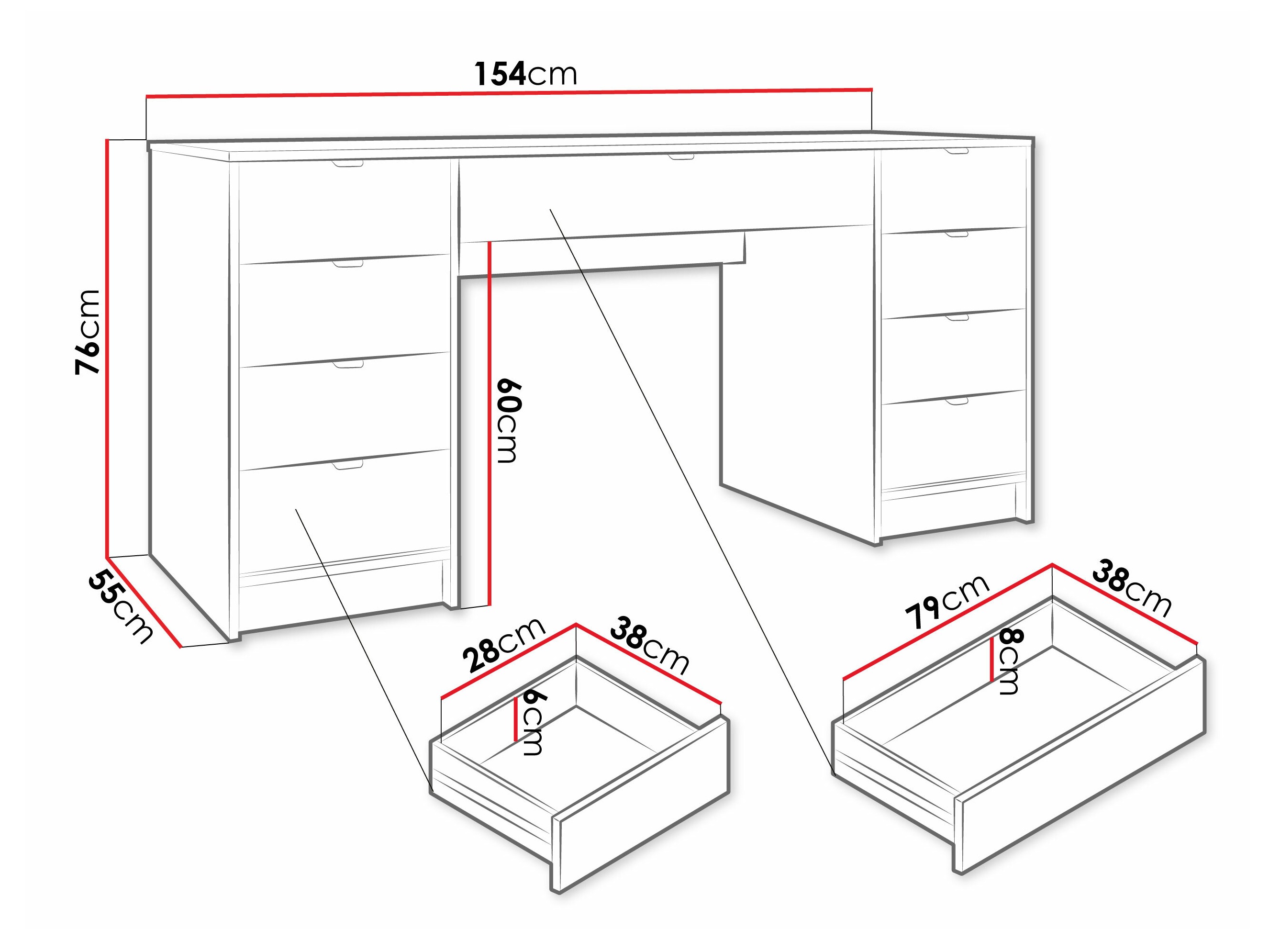 Mesa de escritório Comfivo Larmire 110 (Bege)