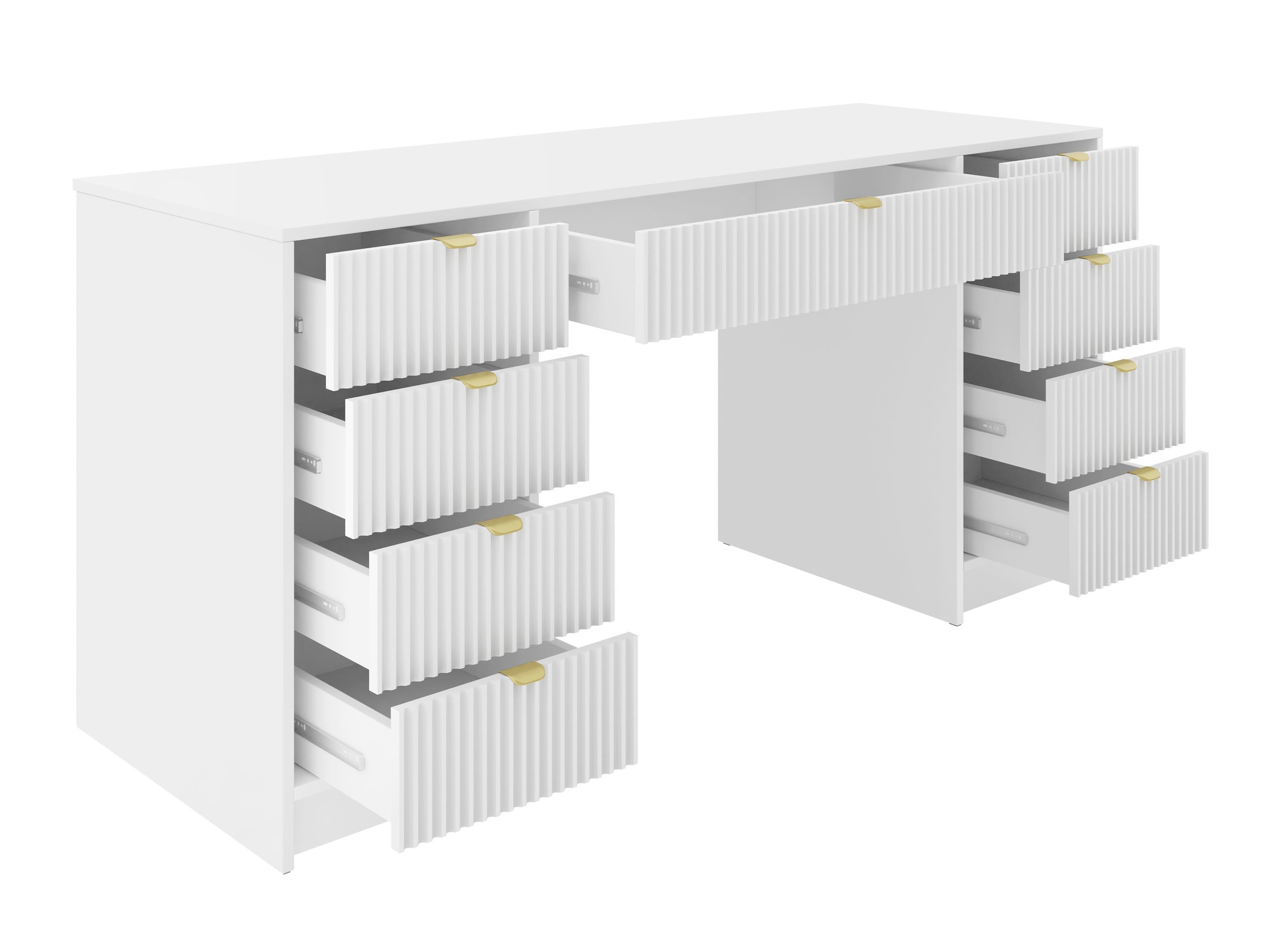 Mesa de escritório Comfivo Papilio I (Branco)