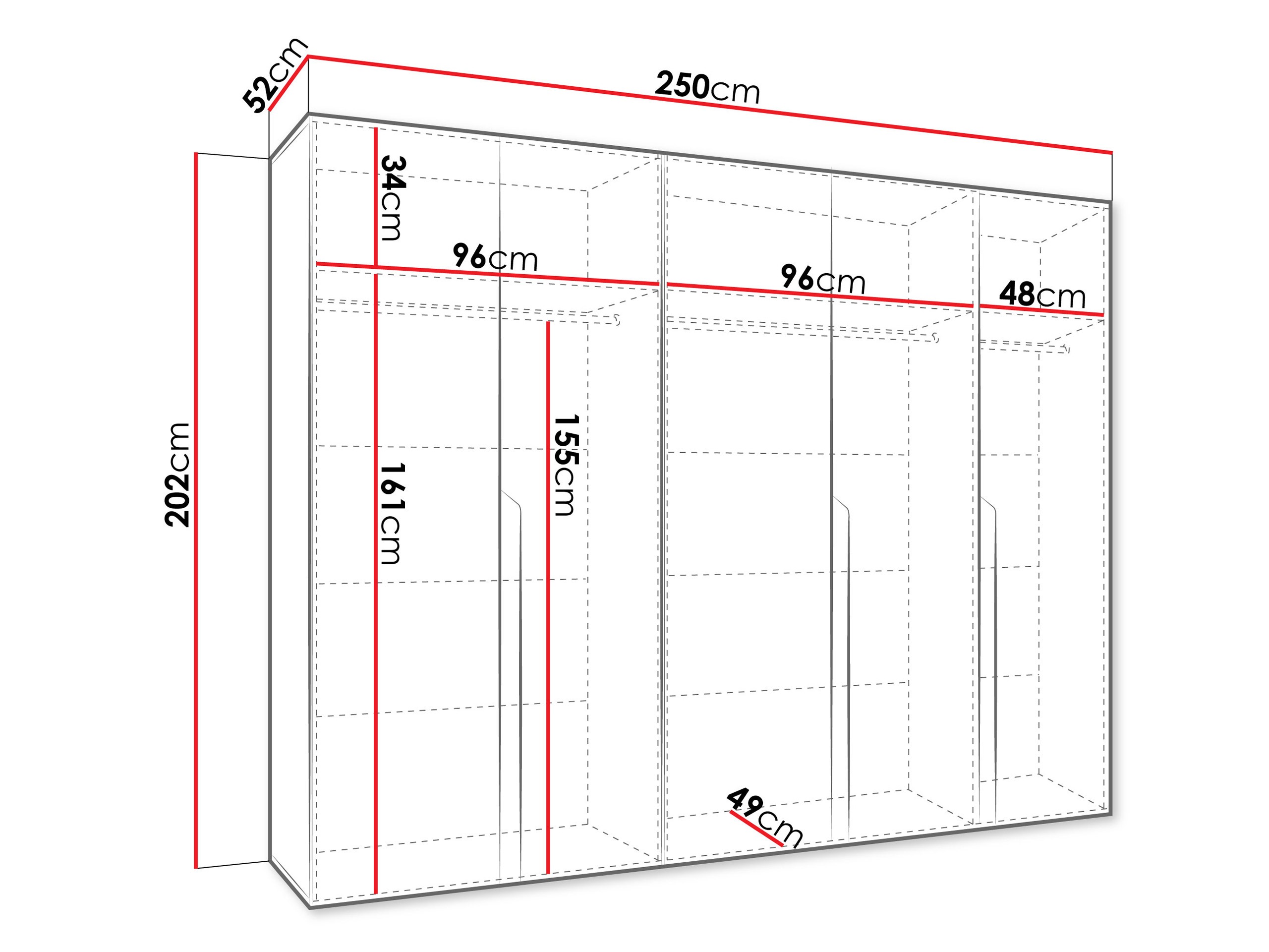 Roupeiro Hartford 582 (Branco)