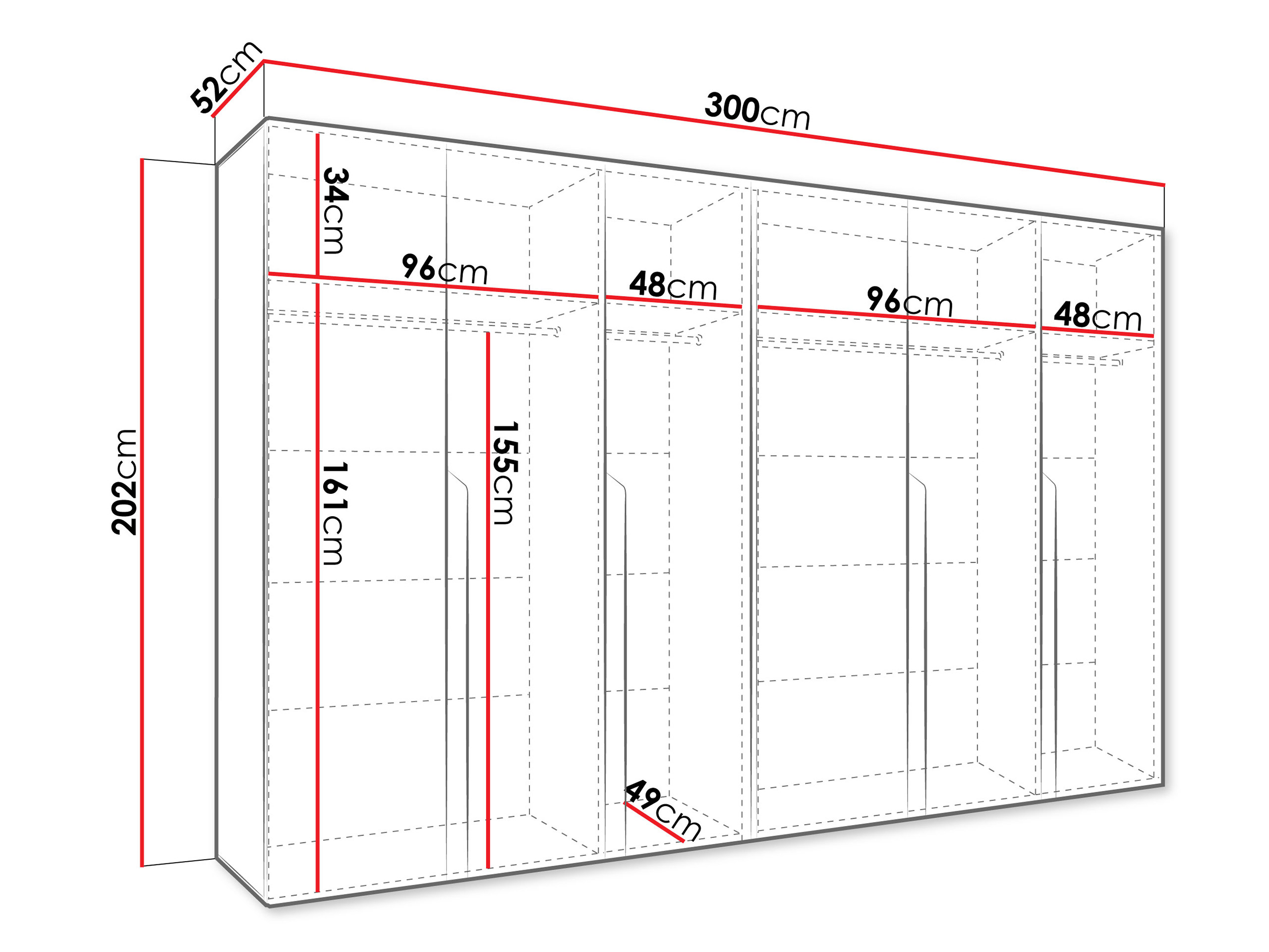 Roupeiro Hartford 583 (Caxemira)