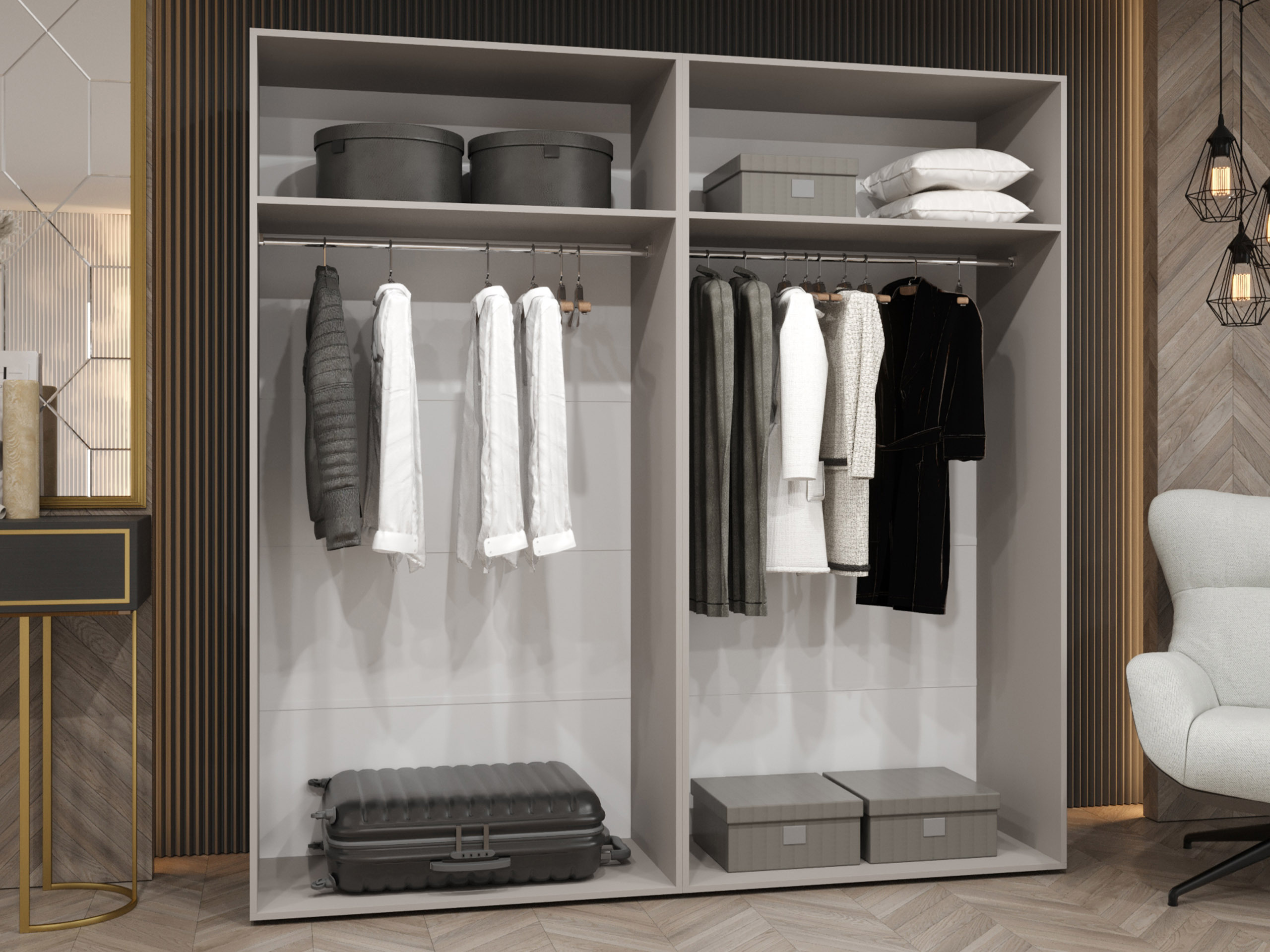 Roupeiro Hartford 586 (Preto)