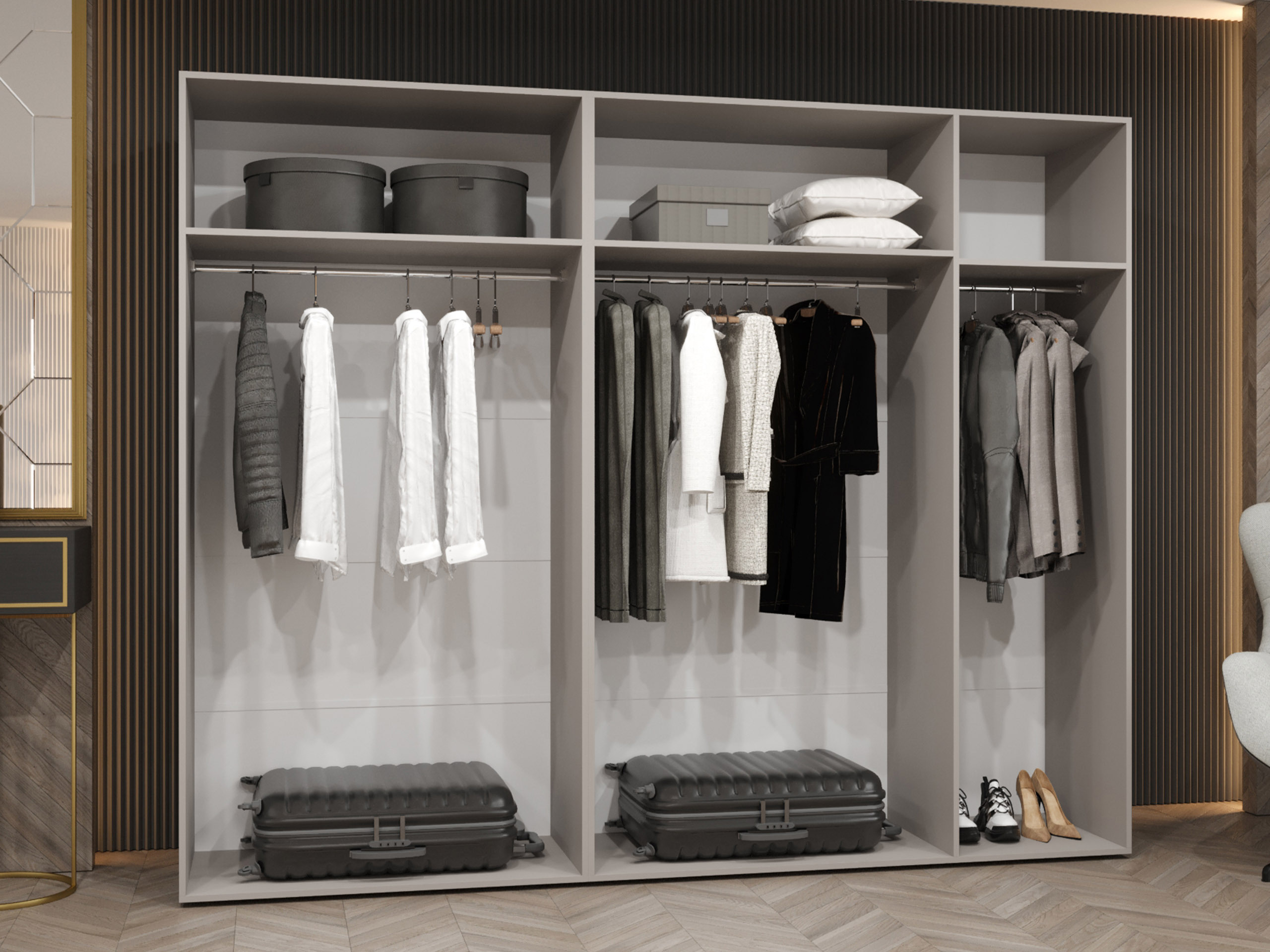 Roupeiro Hartford 587 (Preto)